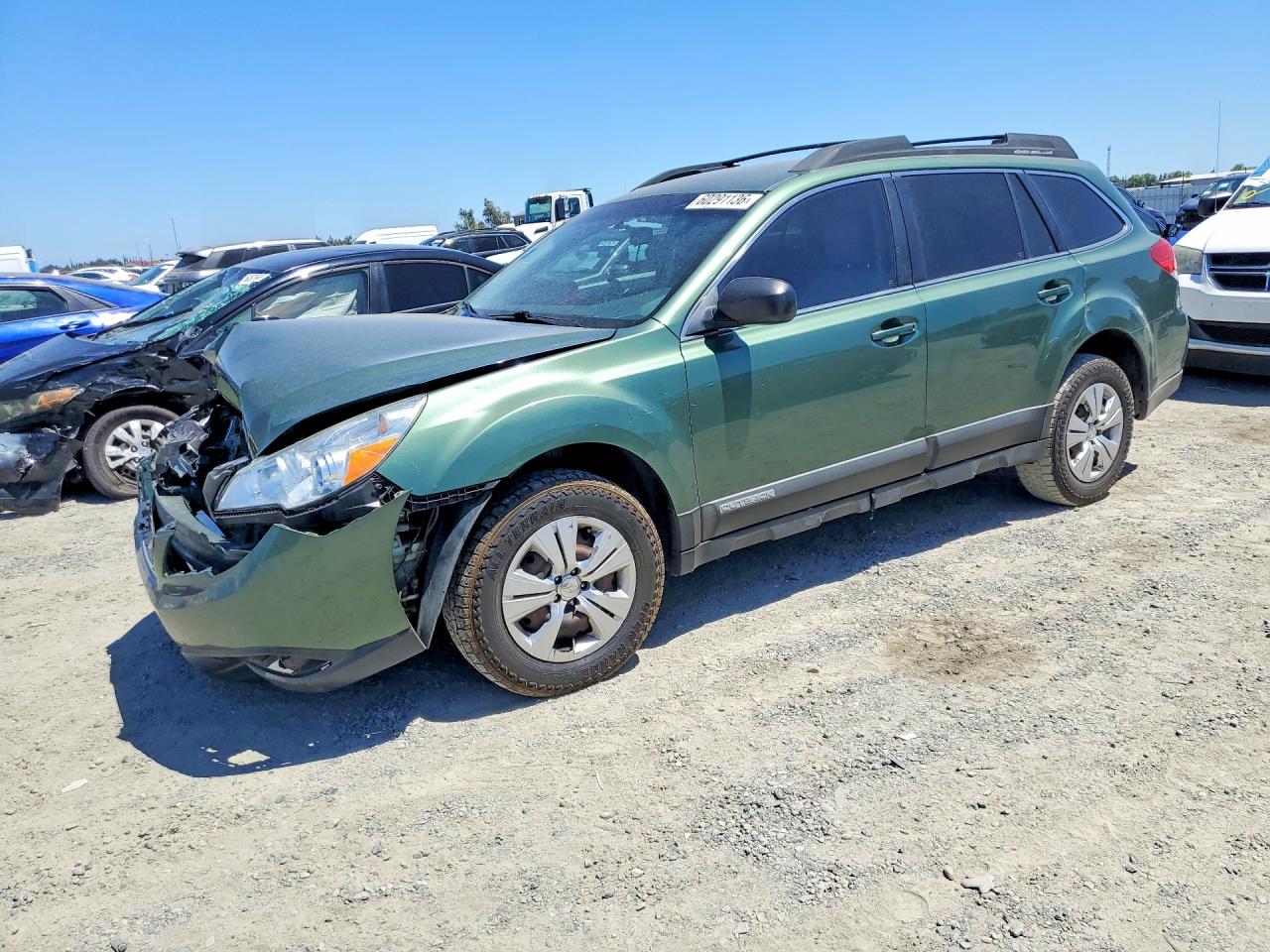 2012 Subaru Outback 2.5i Green vin: 4S4BRBAC1C3230275