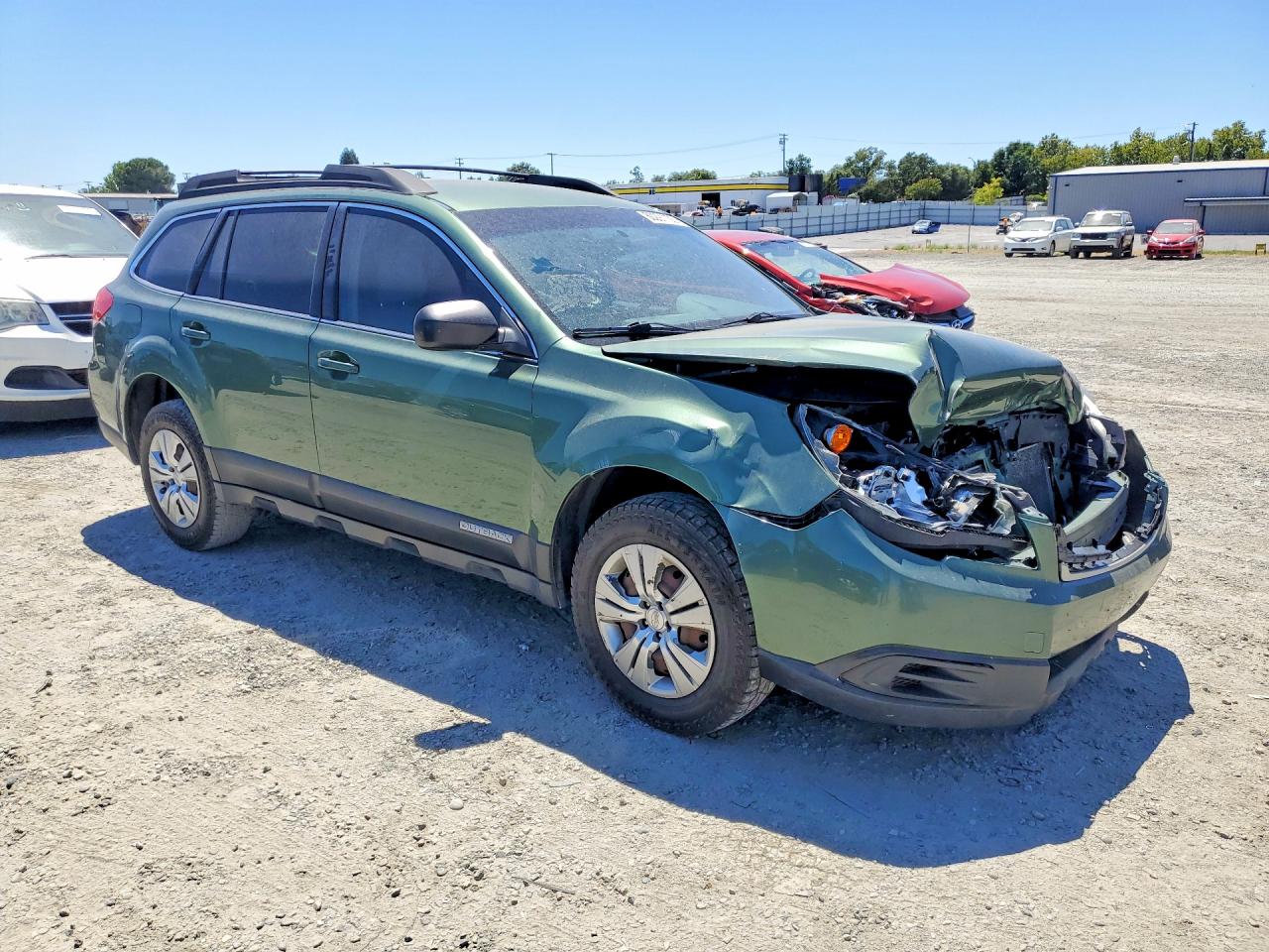 2012 Subaru Outback 2.5i Green vin: 4S4BRBAC1C3230275