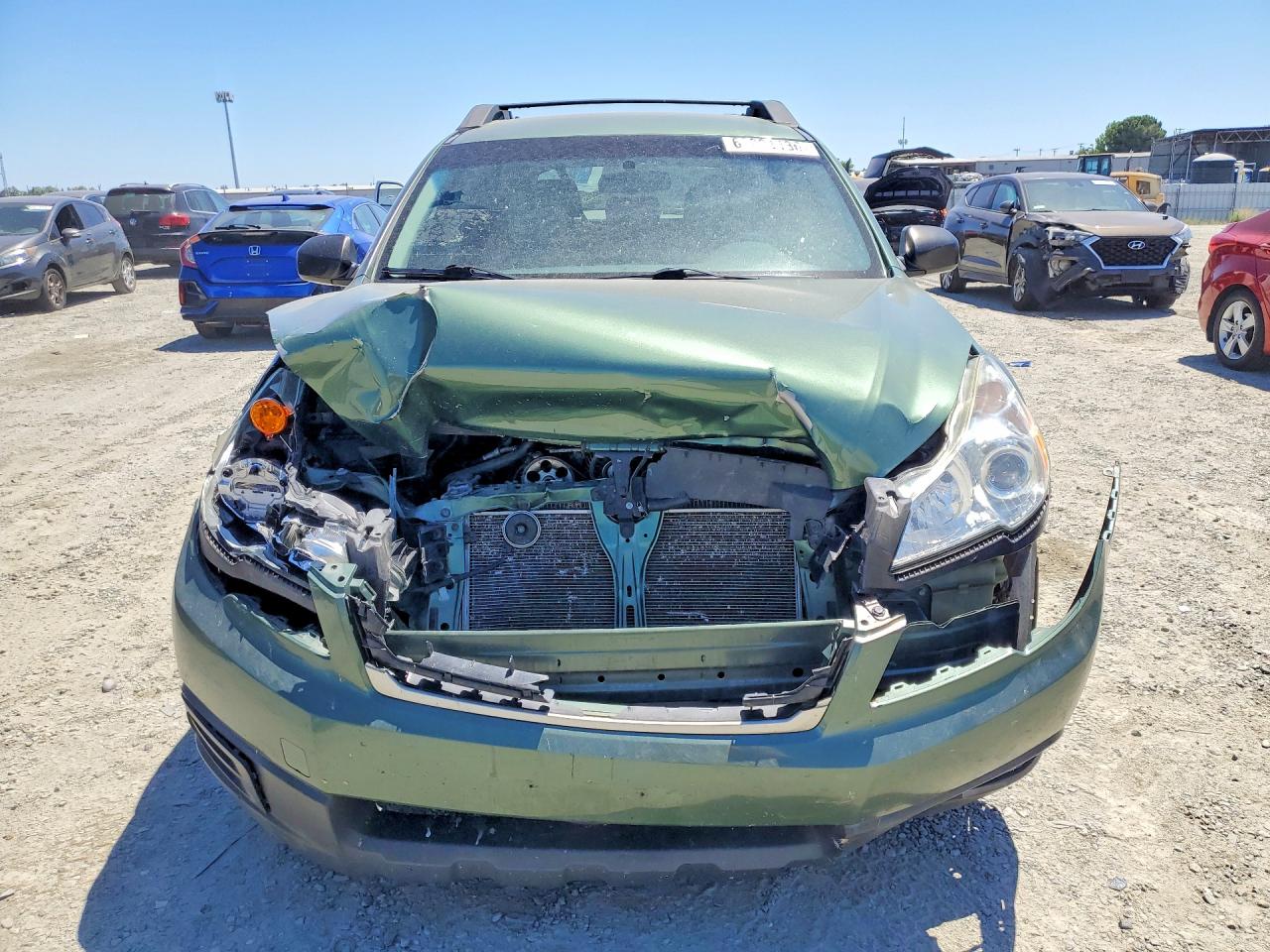 2012 Subaru Outback 2.5i Green vin: 4S4BRBAC1C3230275