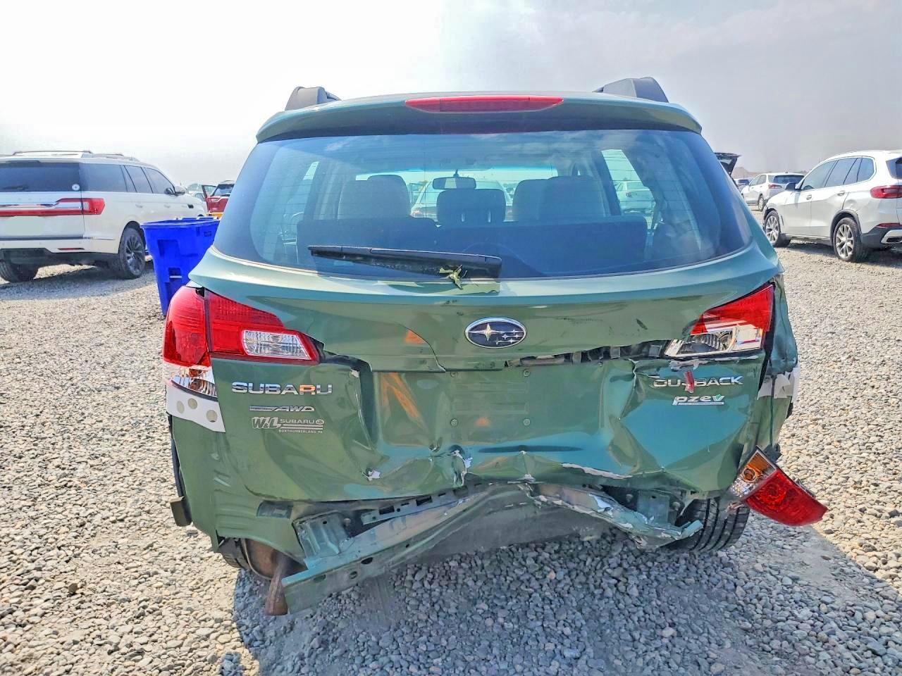 2012 Subaru Outback 2.5i Green vin: 4S4BRBAC1C3255743