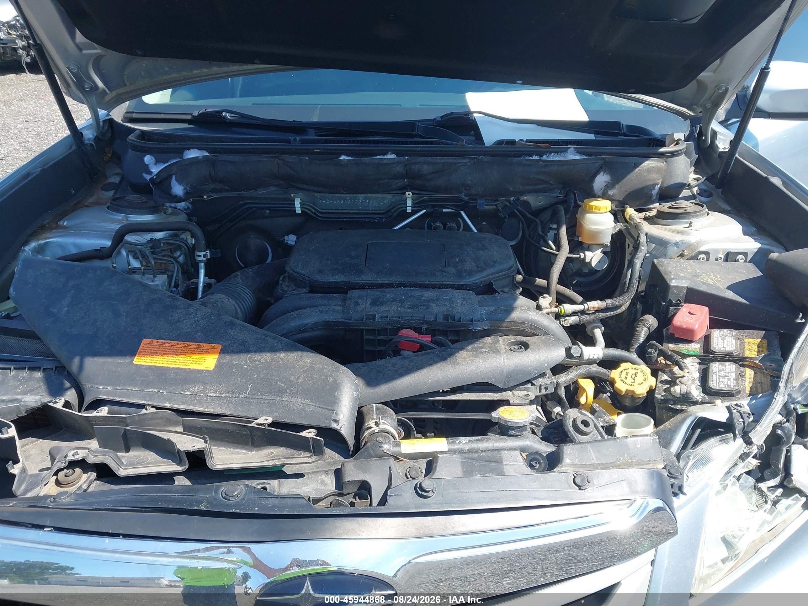 2012 Subaru Outback 2.5i Silver vin: 4S4BRBAC1C3256813