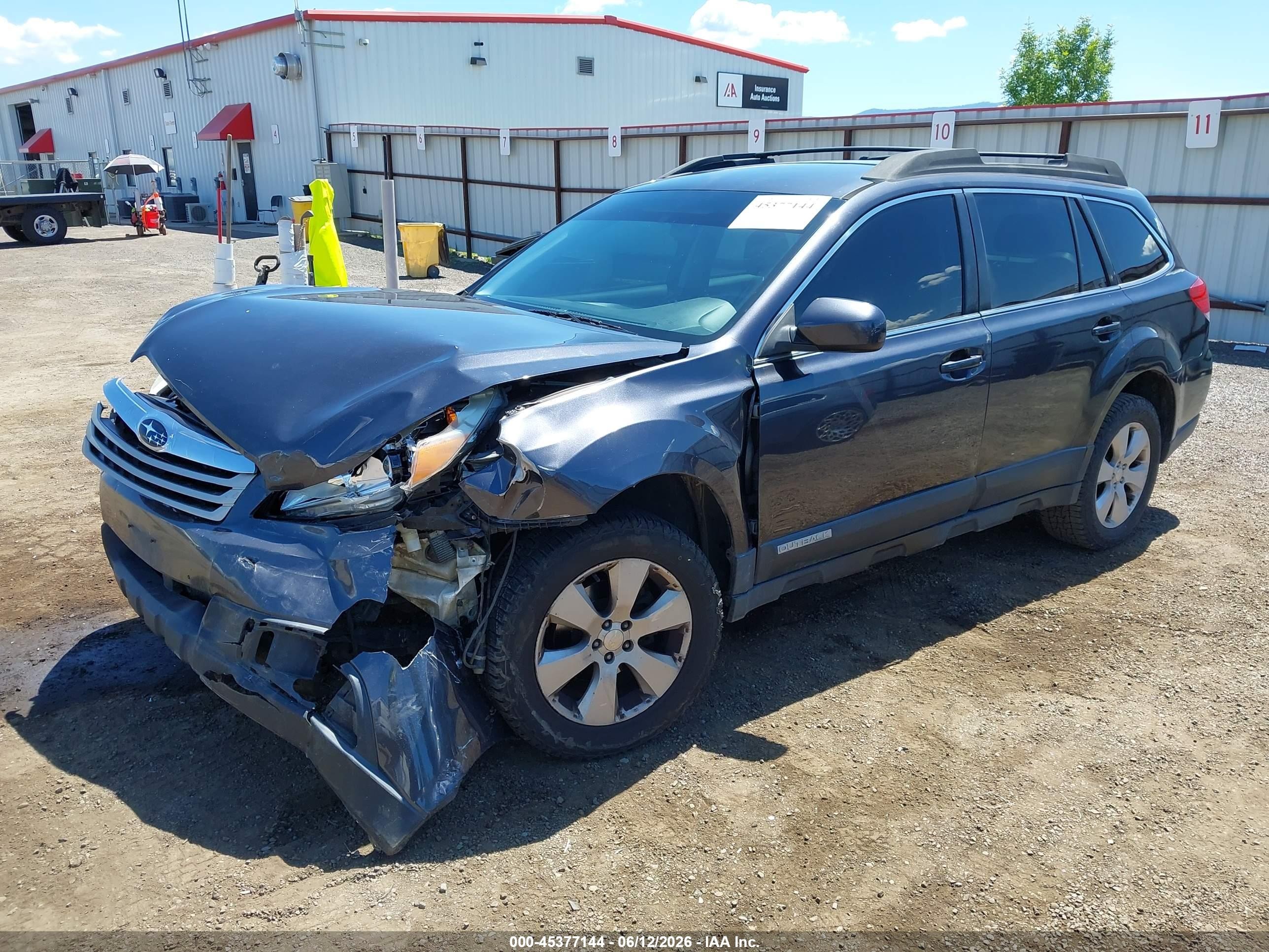 2012 Subaru Outback 2.5i Gray vin: 4S4BRBAC1C3263003