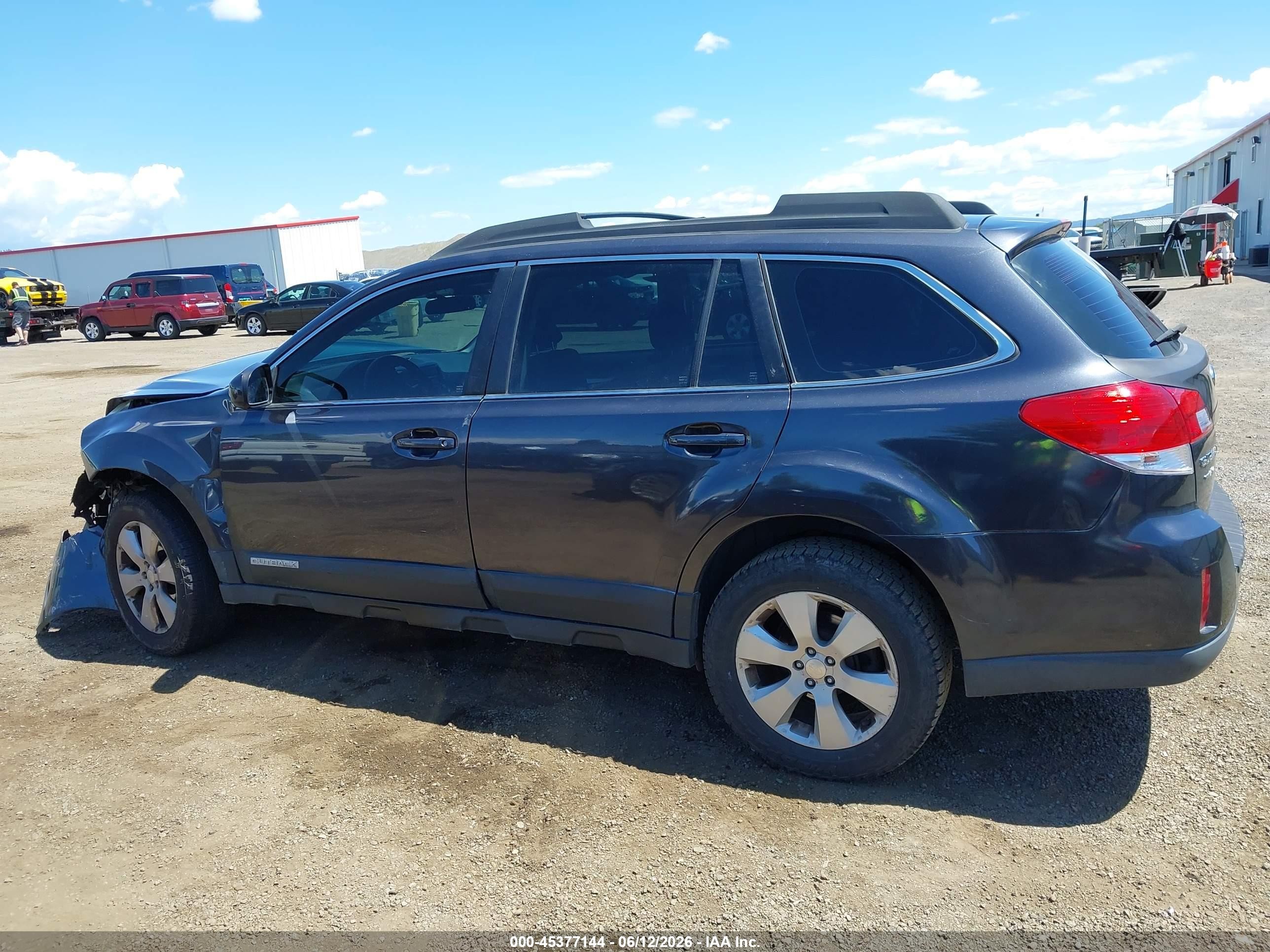 2012 Subaru Outback 2.5i Gray vin: 4S4BRBAC1C3263003
