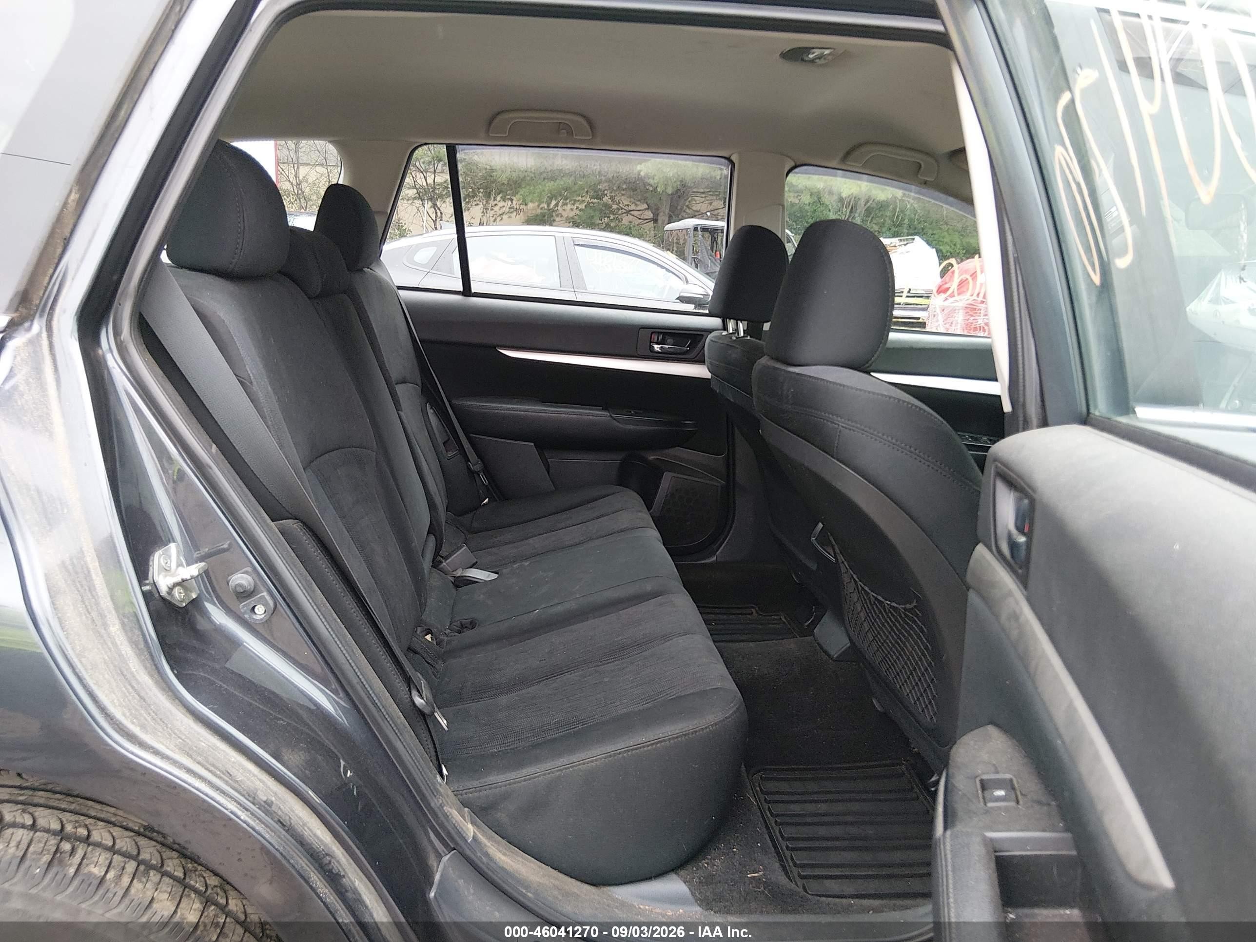 2013 Subaru Outback 2.5i Black vin: 4S4BRBAC1D1314089