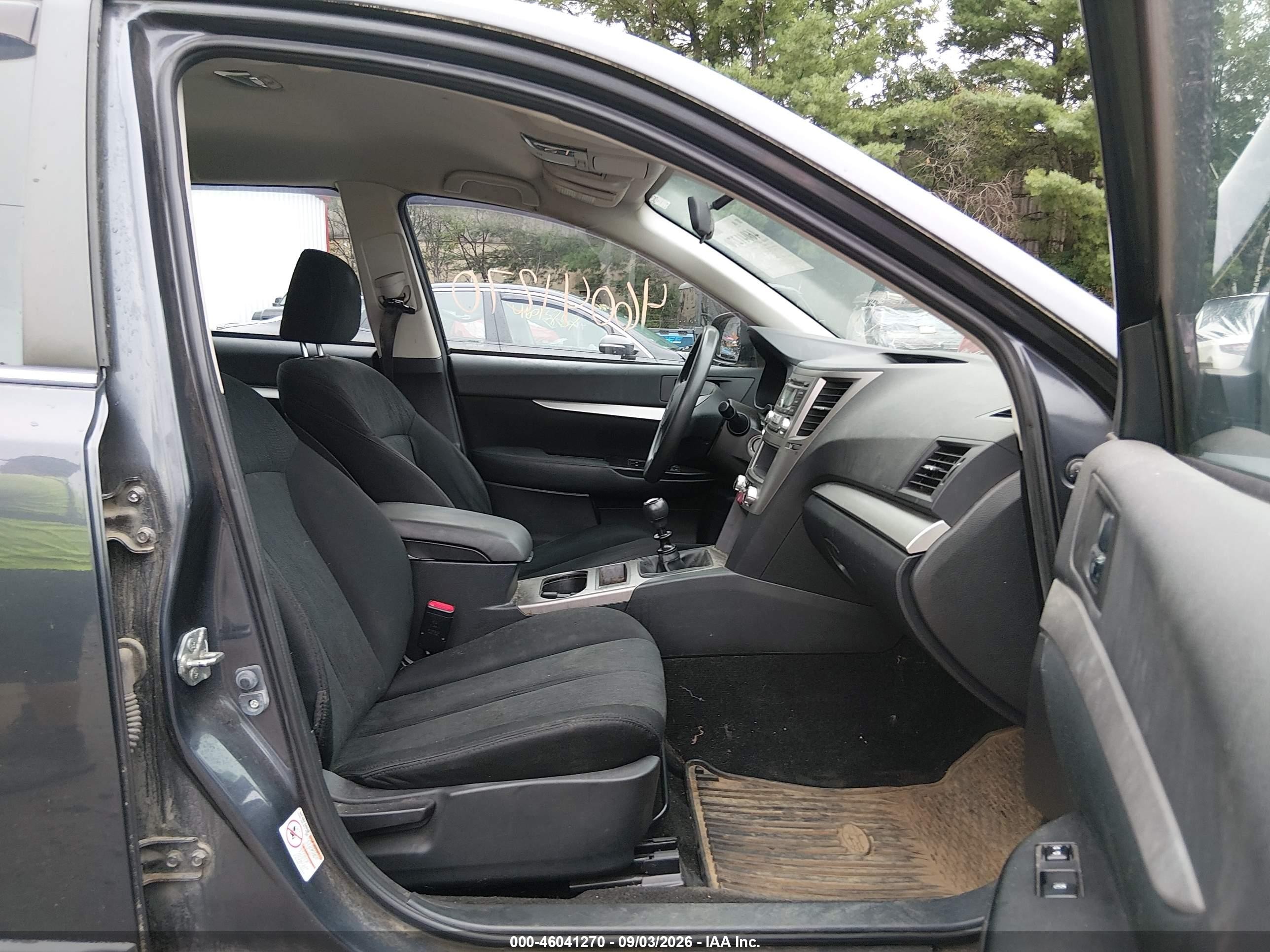 2013 Subaru Outback 2.5i Black vin: 4S4BRBAC1D1314089