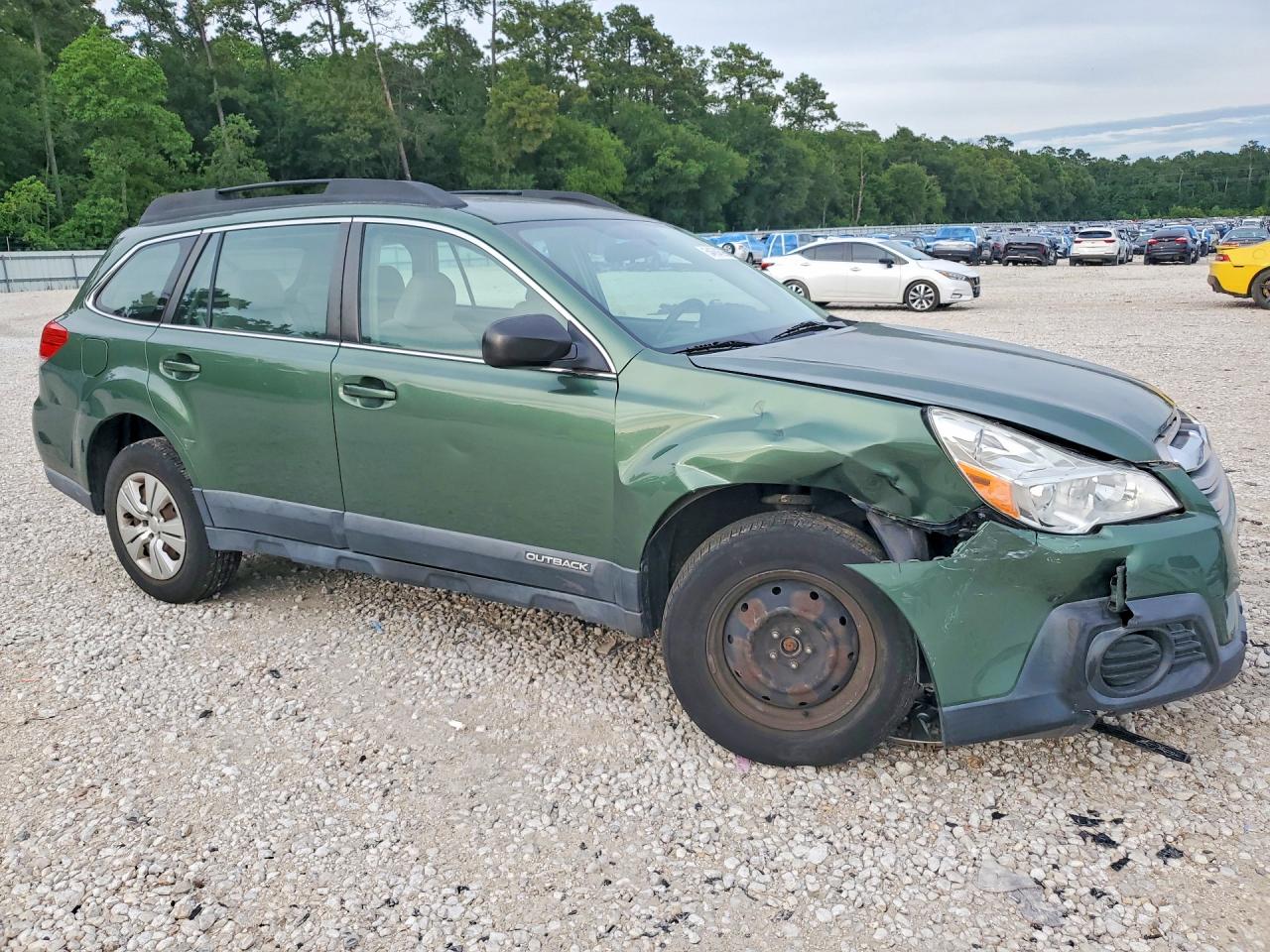 2013 Subaru Outback 2.5i Green vin: 4S4BRBAC1D3242573