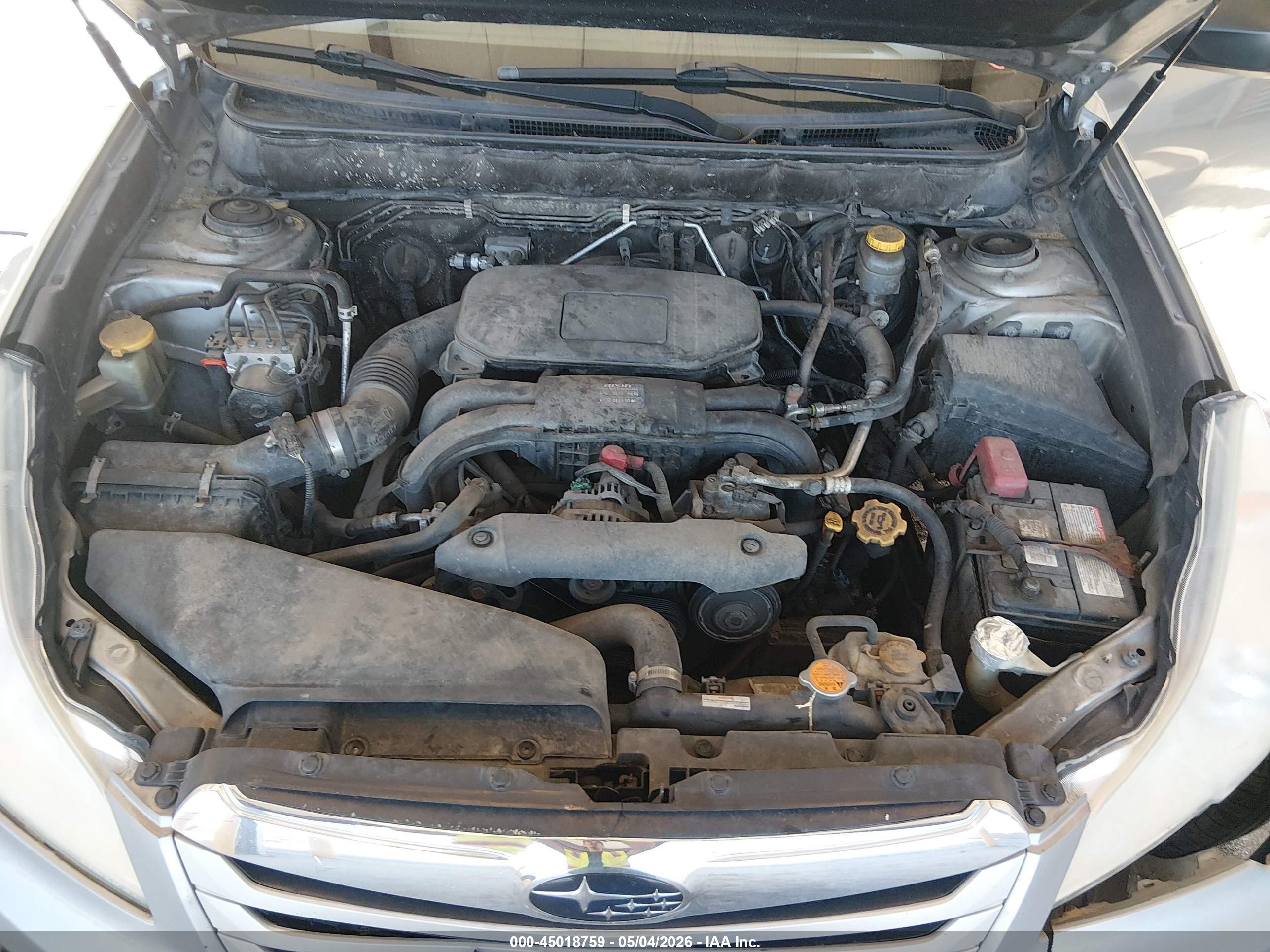 2010 Subaru Outback 2.5i Blue vin: 4S4BRBAC2A3351295
