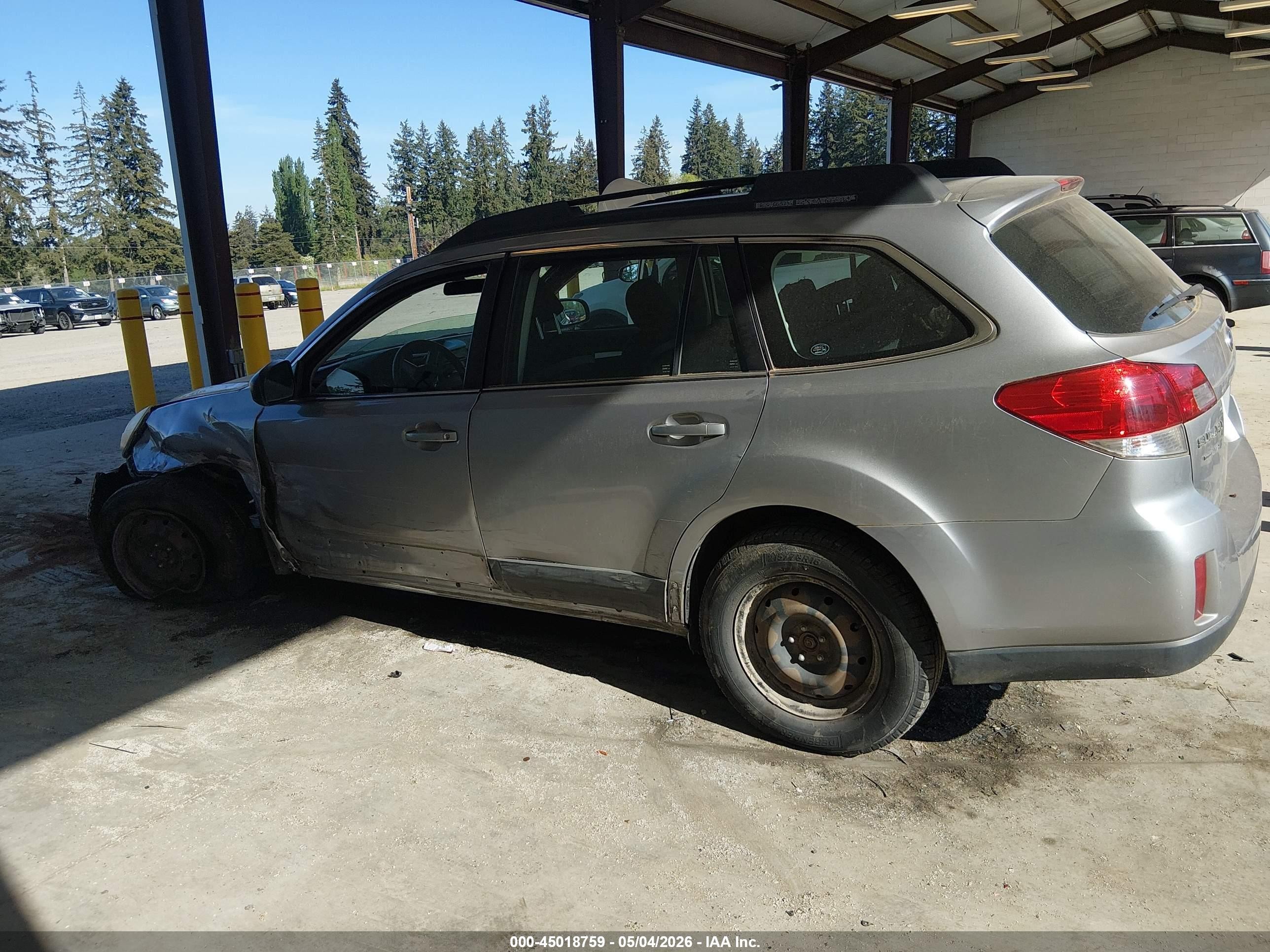 2010 Subaru Outback 2.5i Blue vin: 4S4BRBAC2A3351295