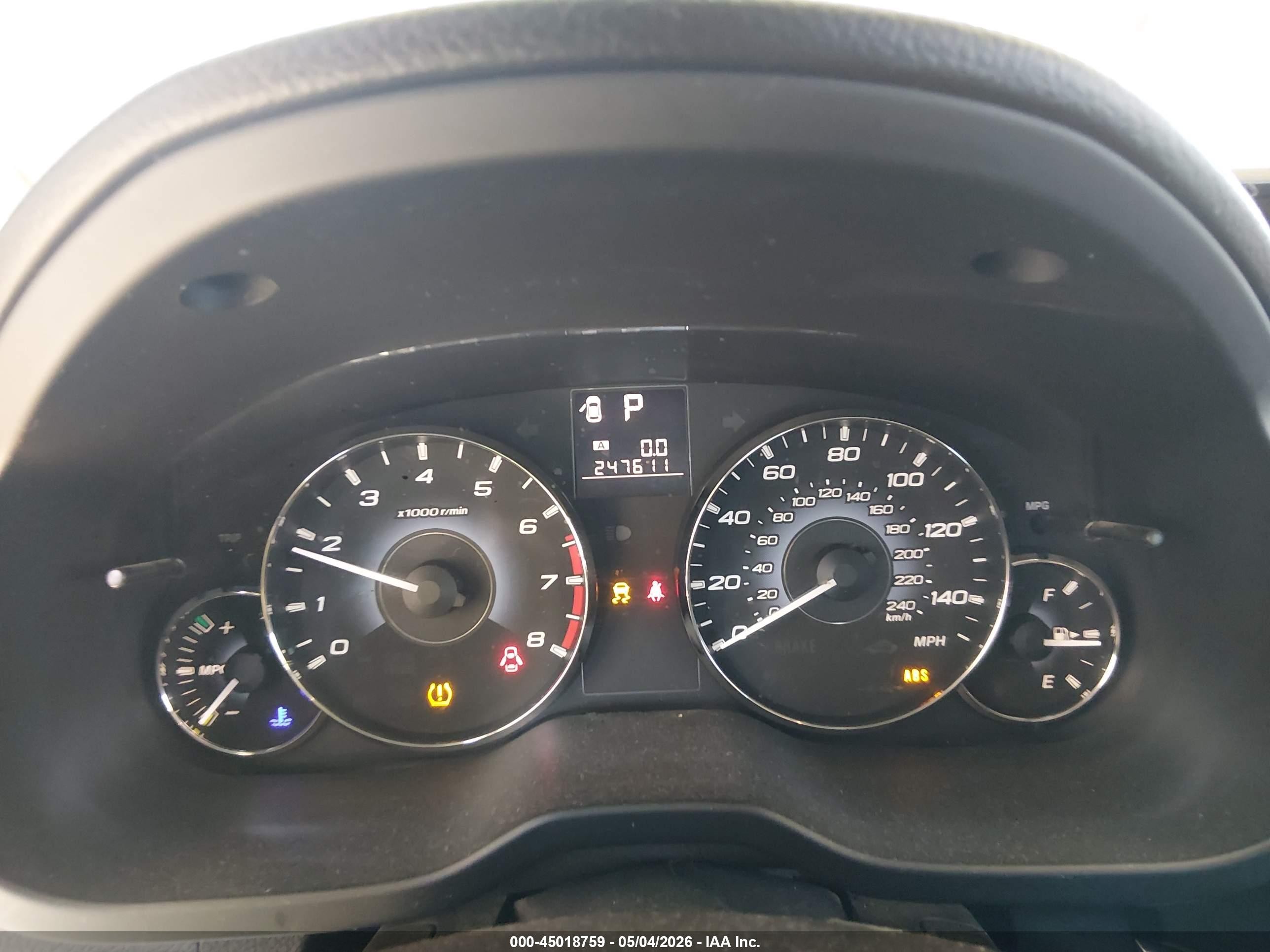 2010 Subaru Outback 2.5i Blue vin: 4S4BRBAC2A3351295