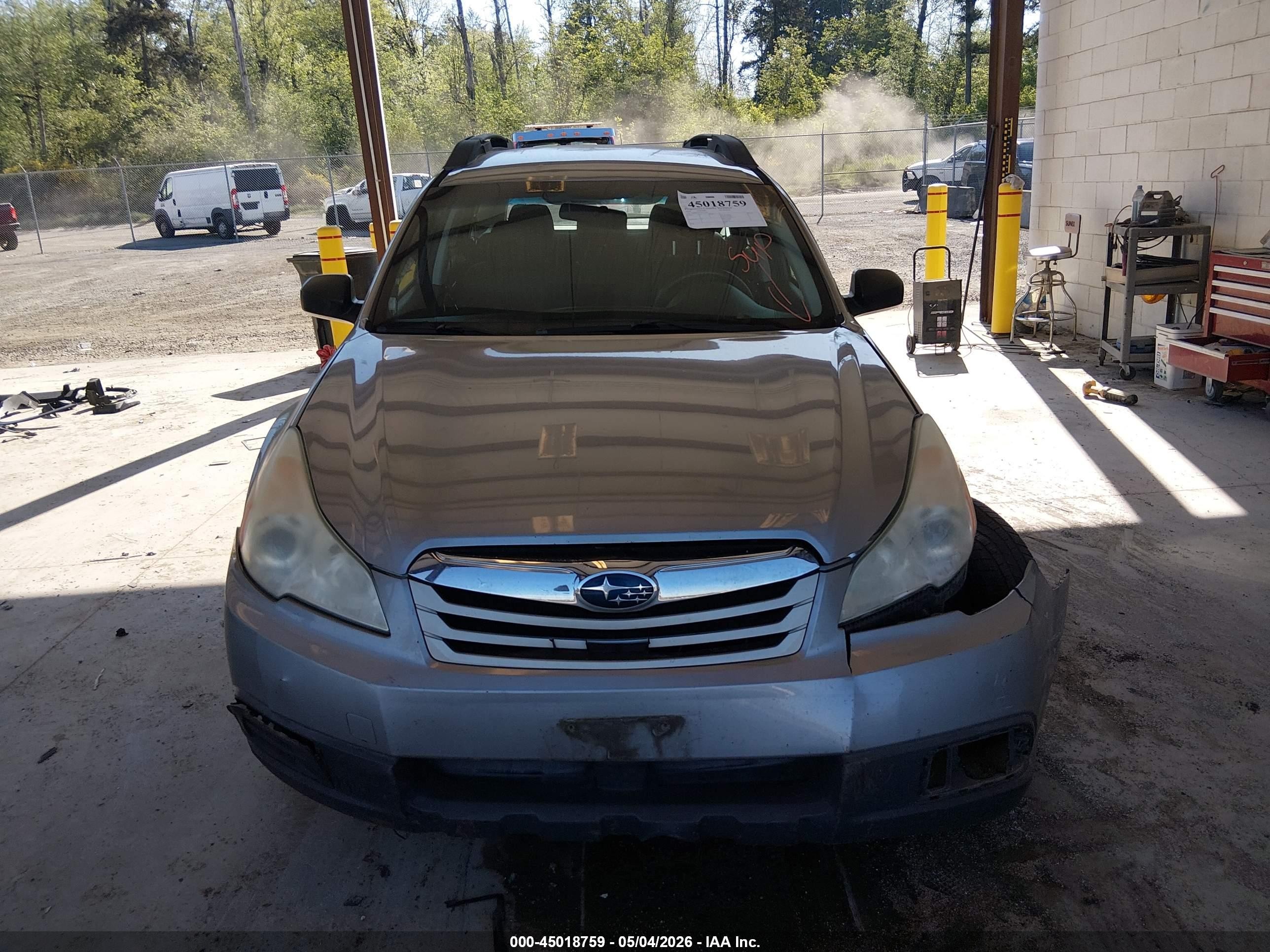 2010 Subaru Outback 2.5i Blue vin: 4S4BRBAC2A3351295