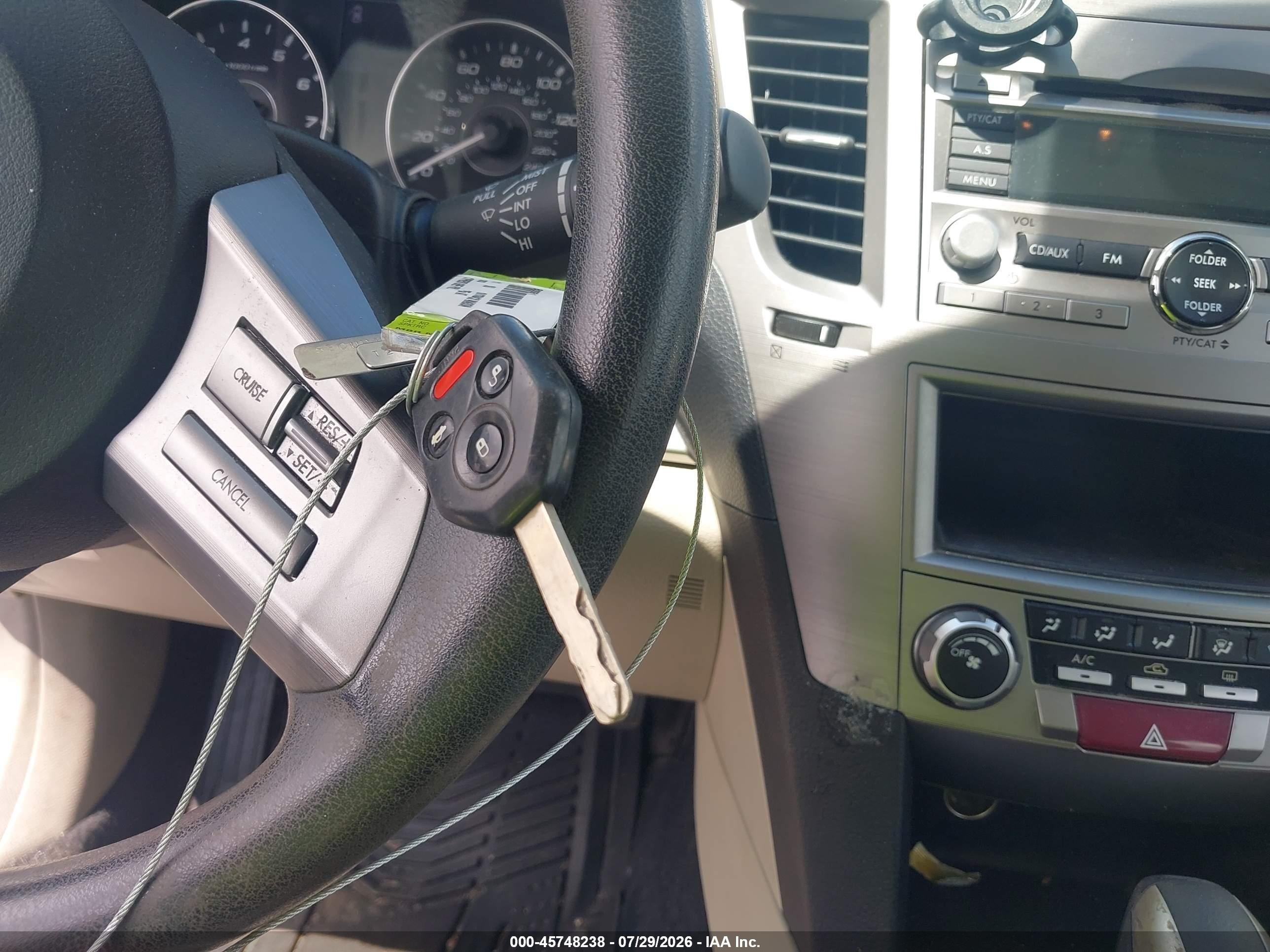 2011 Subaru Outback 2.5i Green vin: 4S4BRBAC2B3328195