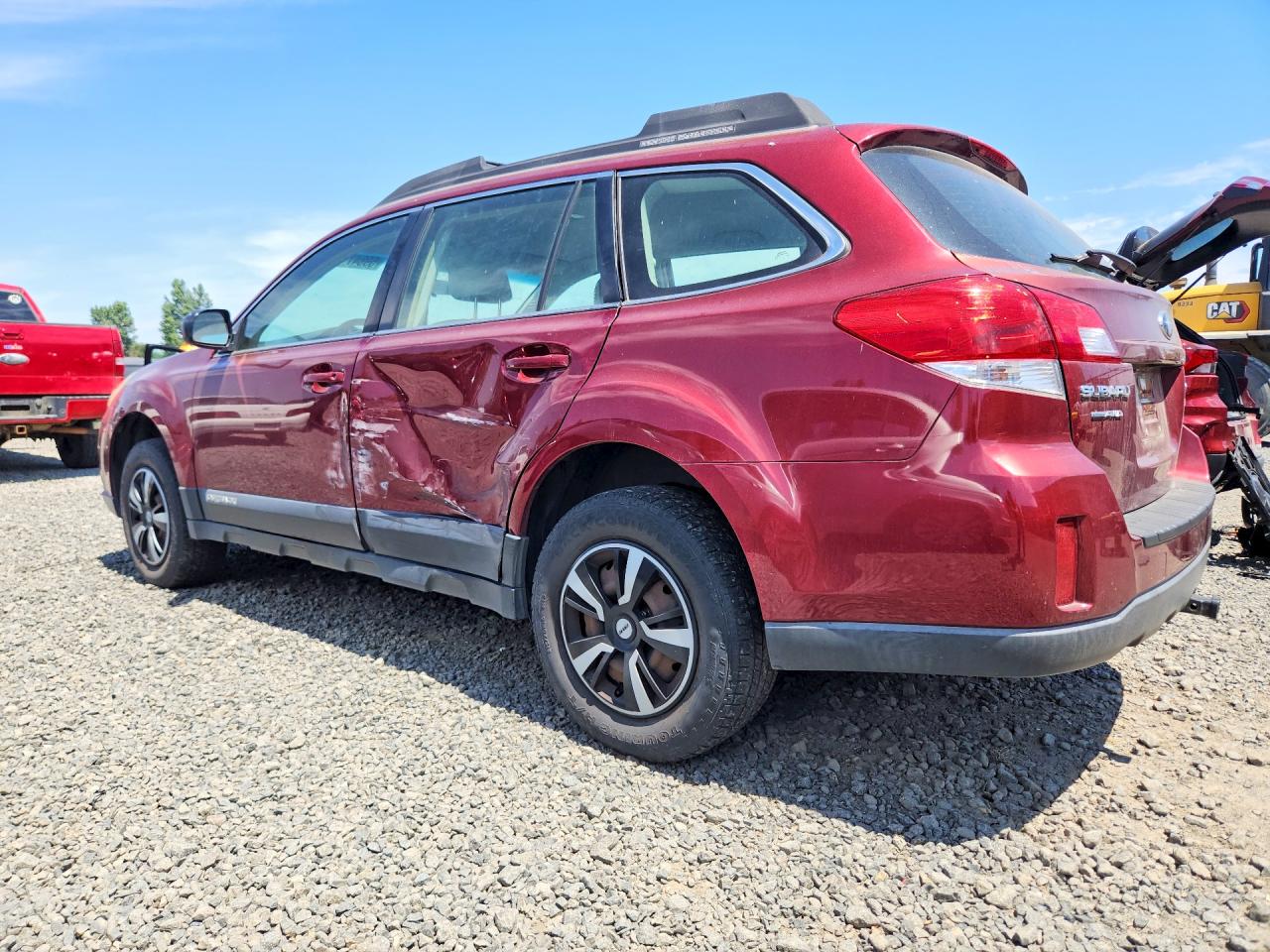 2011 Subaru Outback 2.5i Бордовый vin: 4S4BRBAC2B3398196