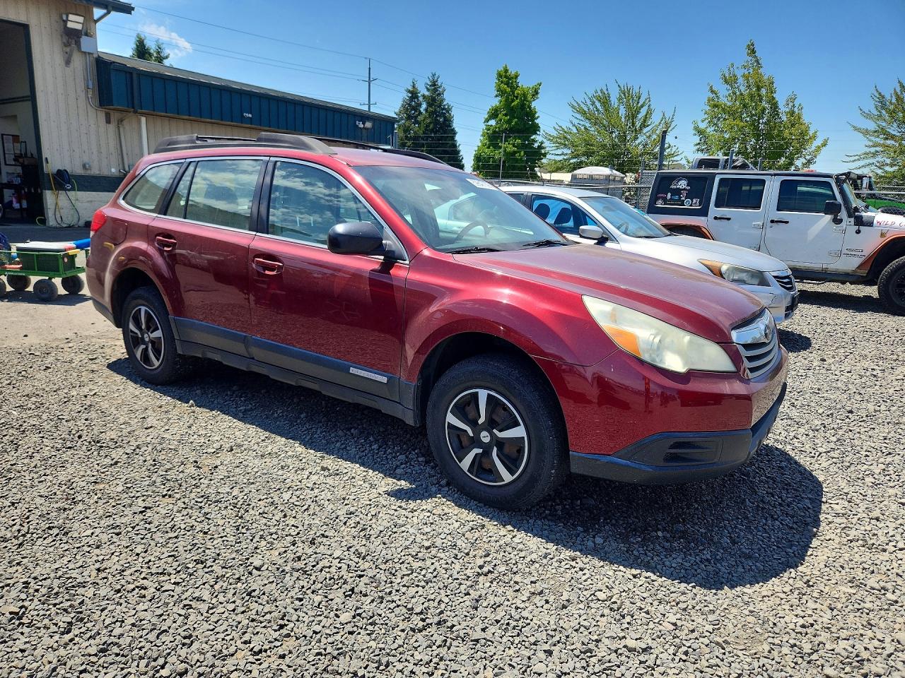 2011 Subaru Outback 2.5i Бордовый vin: 4S4BRBAC2B3398196