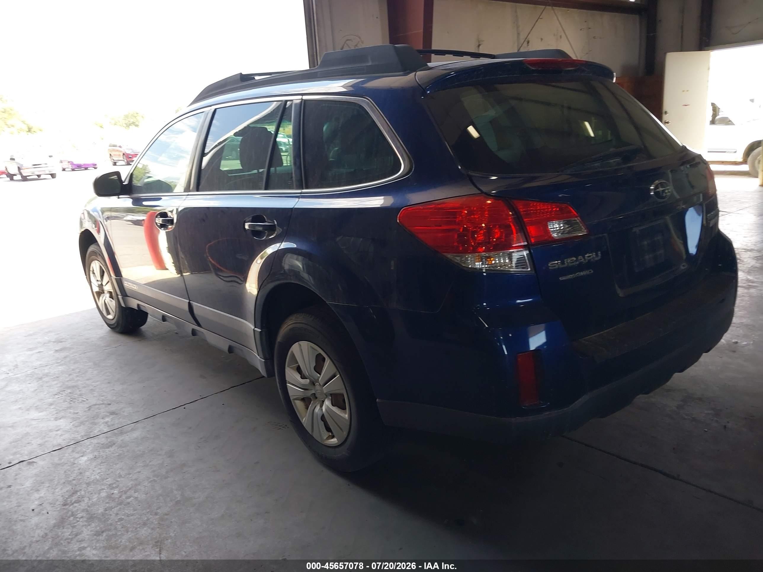 2011 Subaru Outback 2.5i Blue vin: 4S4BRBAC2B3418785