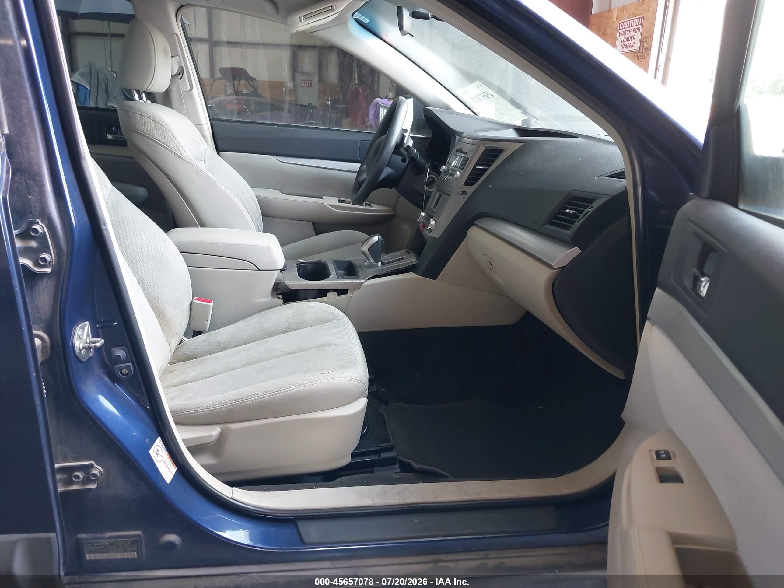 2011 Subaru Outback 2.5i Blue vin: 4S4BRBAC2B3418785