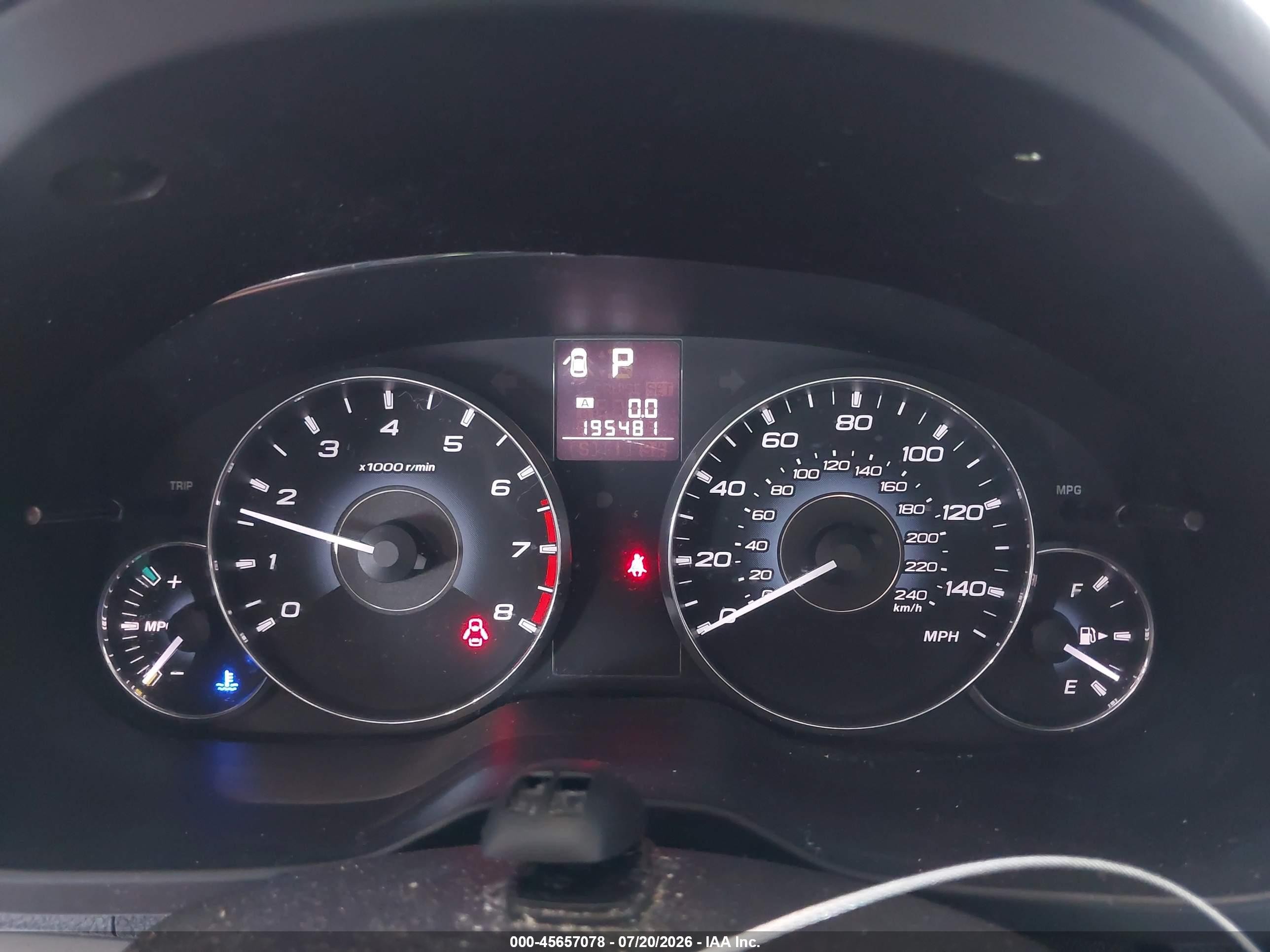 2011 Subaru Outback 2.5i Blue vin: 4S4BRBAC2B3418785