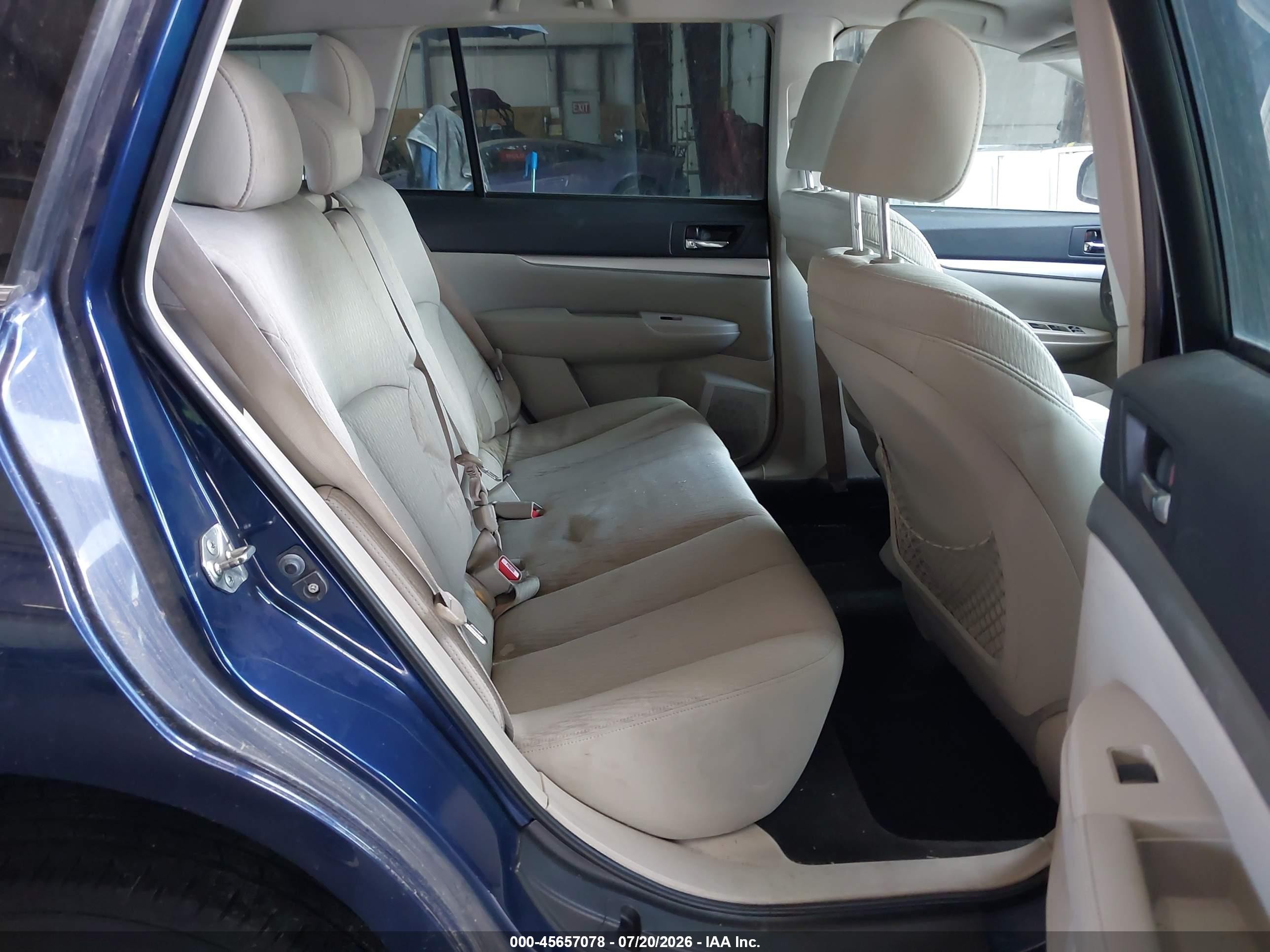 2011 Subaru Outback 2.5i Blue vin: 4S4BRBAC2B3418785