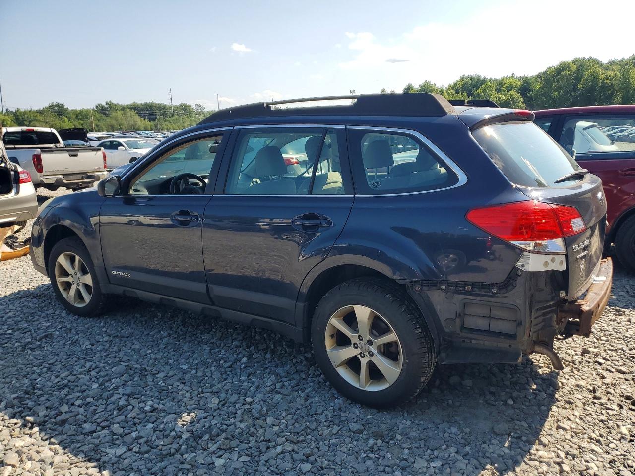 2014 Subaru Outback 2.5i Blue vin: 4S4BRBAC2E3279827