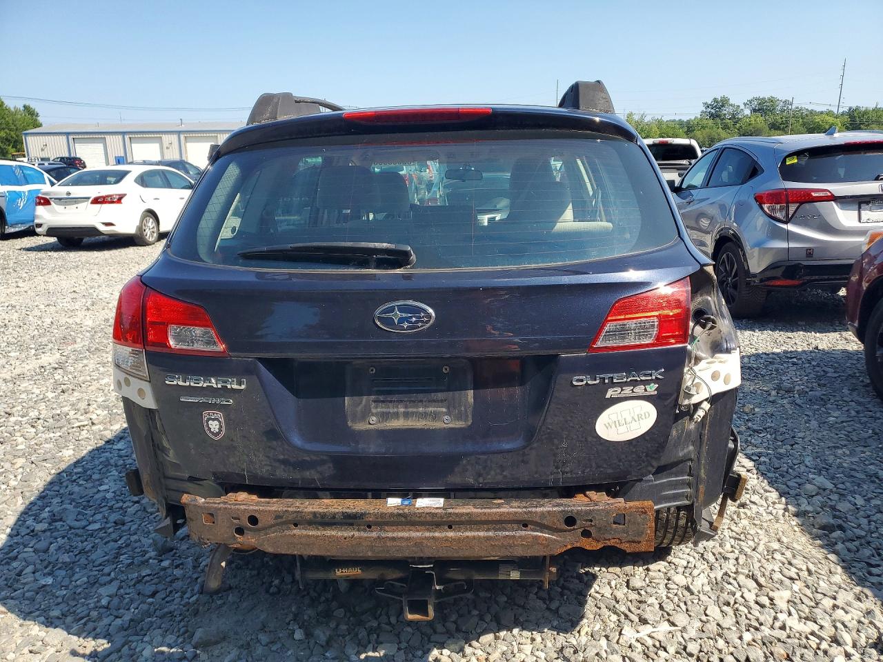 2014 Subaru Outback 2.5i Blue vin: 4S4BRBAC2E3279827