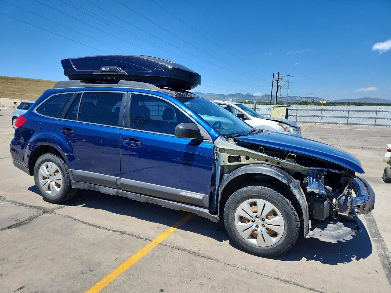 2011 Subaru Outback 2.5i Blue vin: 4S4BRBAC3B1312051