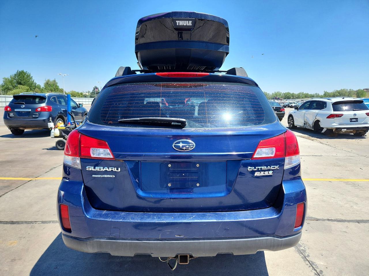 2011 Subaru Outback 2.5i Blue vin: 4S4BRBAC3B1312051