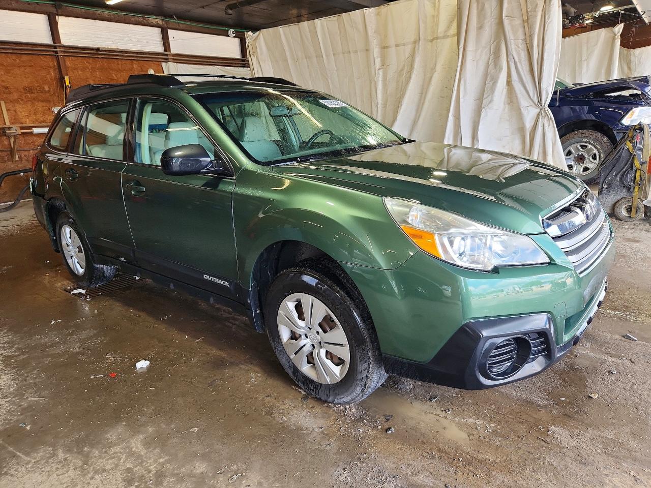 2013 Subaru Outback 2.5i Green vin: 4S4BRBAC3D3309433