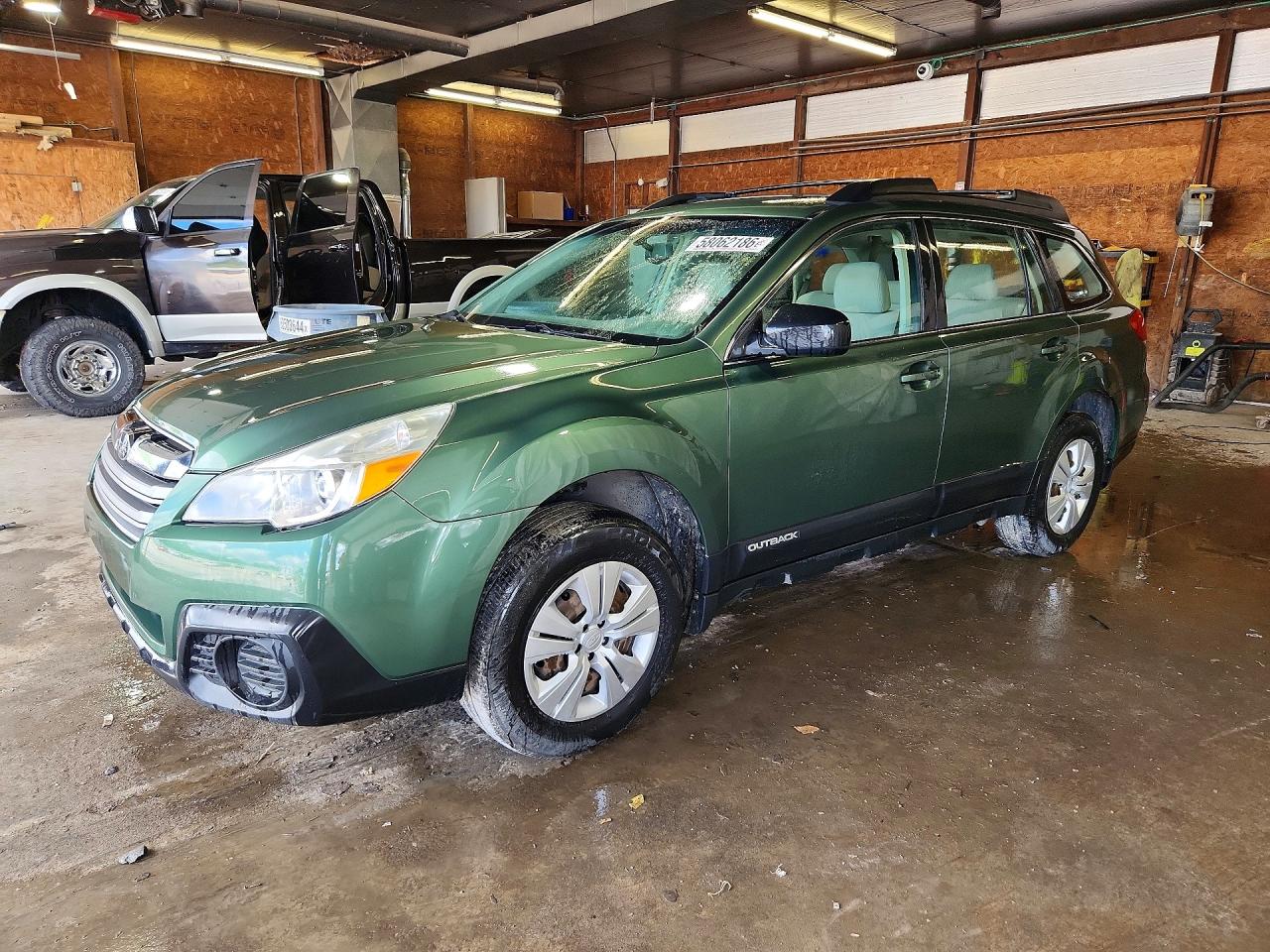 2013 Subaru Outback 2.5i Green vin: 4S4BRBAC3D3309433