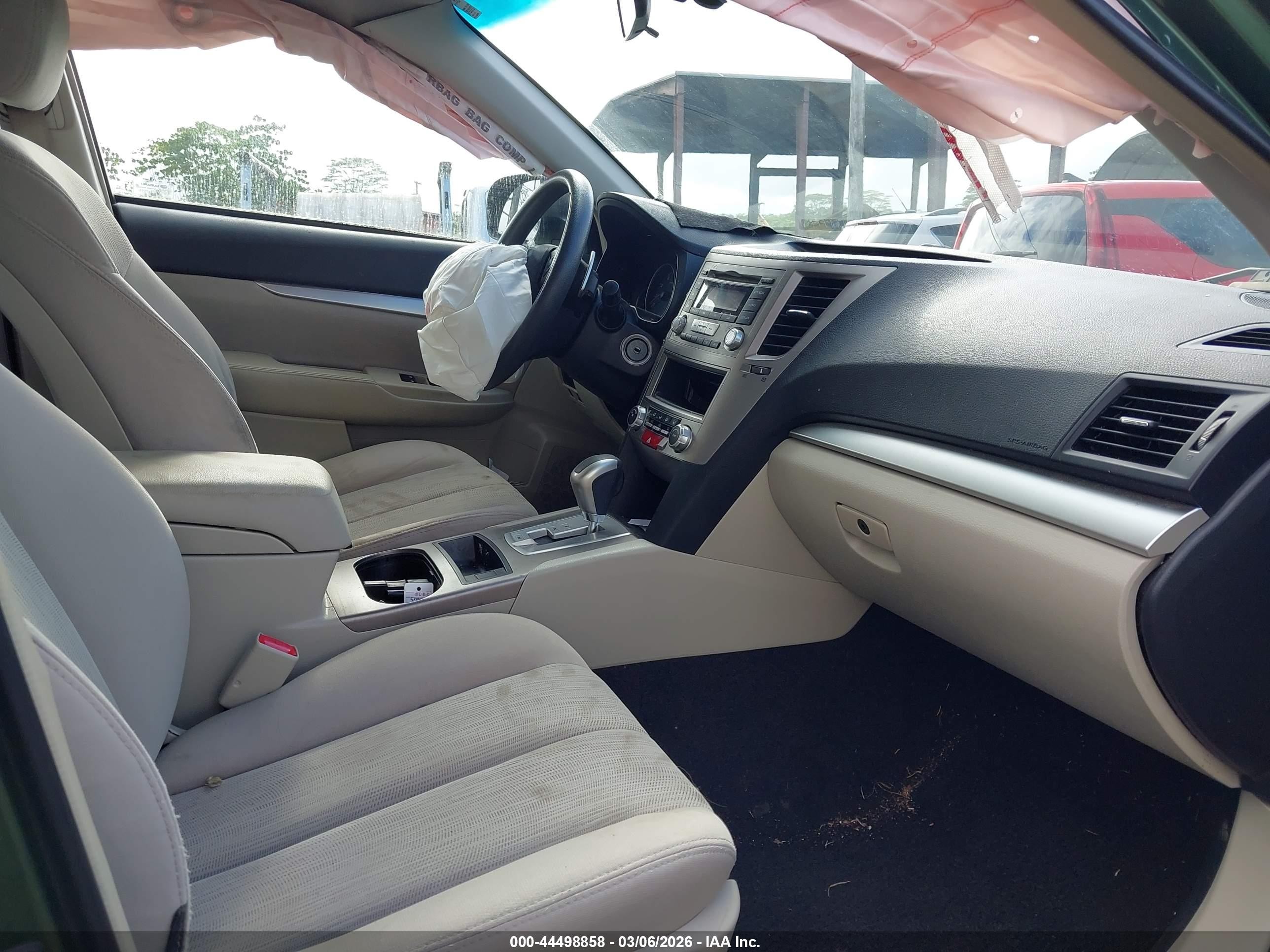 2013 Subaru Outback 2.5i Green vin: 4S4BRBAC3D3310663