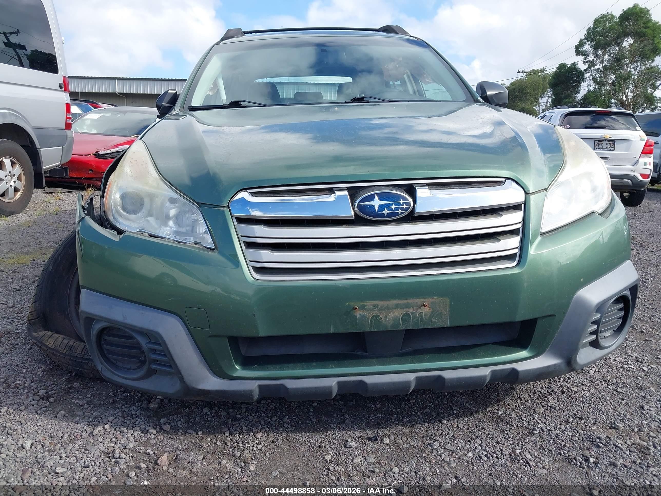 2013 Subaru Outback 2.5i Green vin: 4S4BRBAC3D3310663
