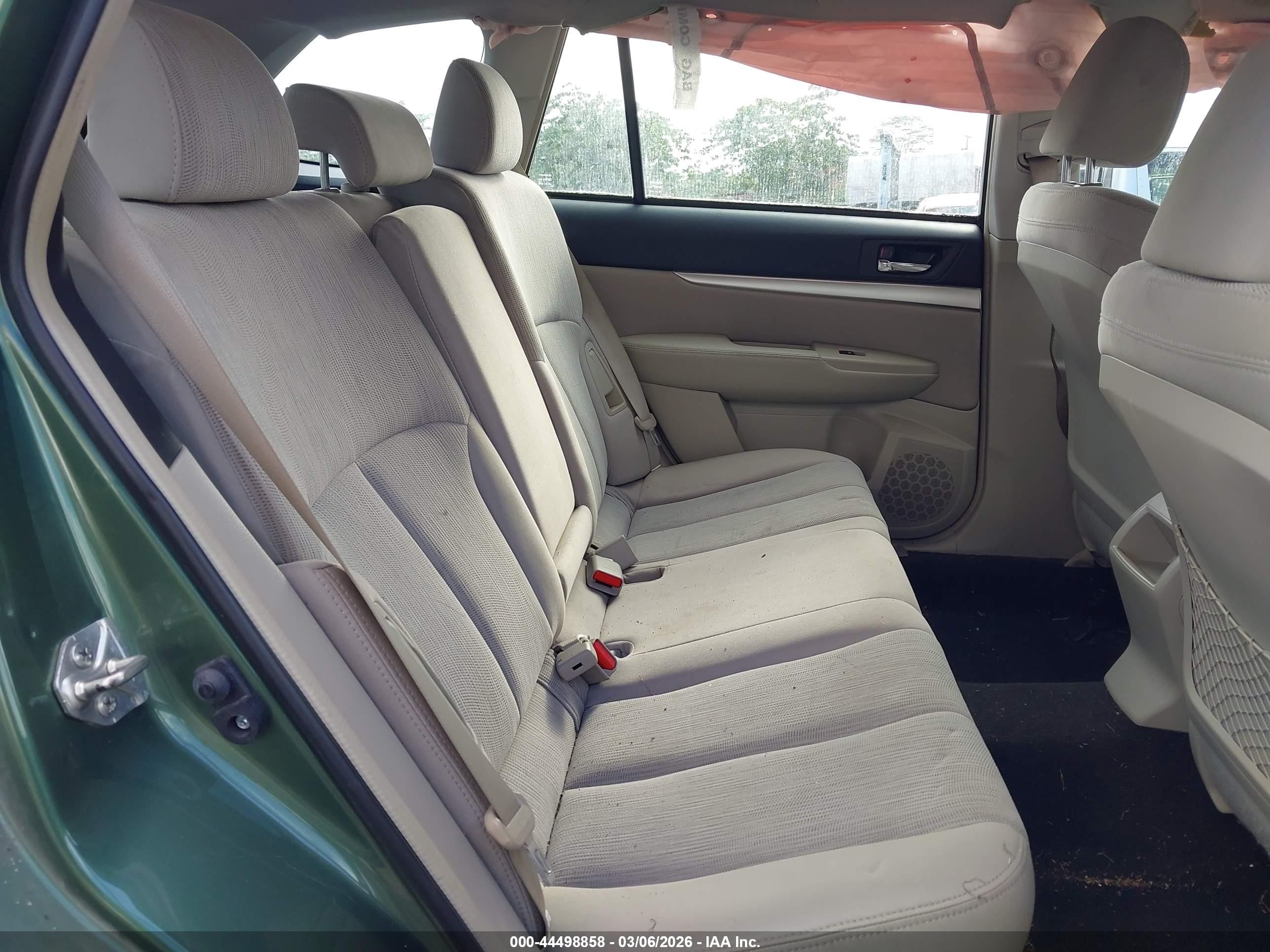2013 Subaru Outback 2.5i Green vin: 4S4BRBAC3D3310663