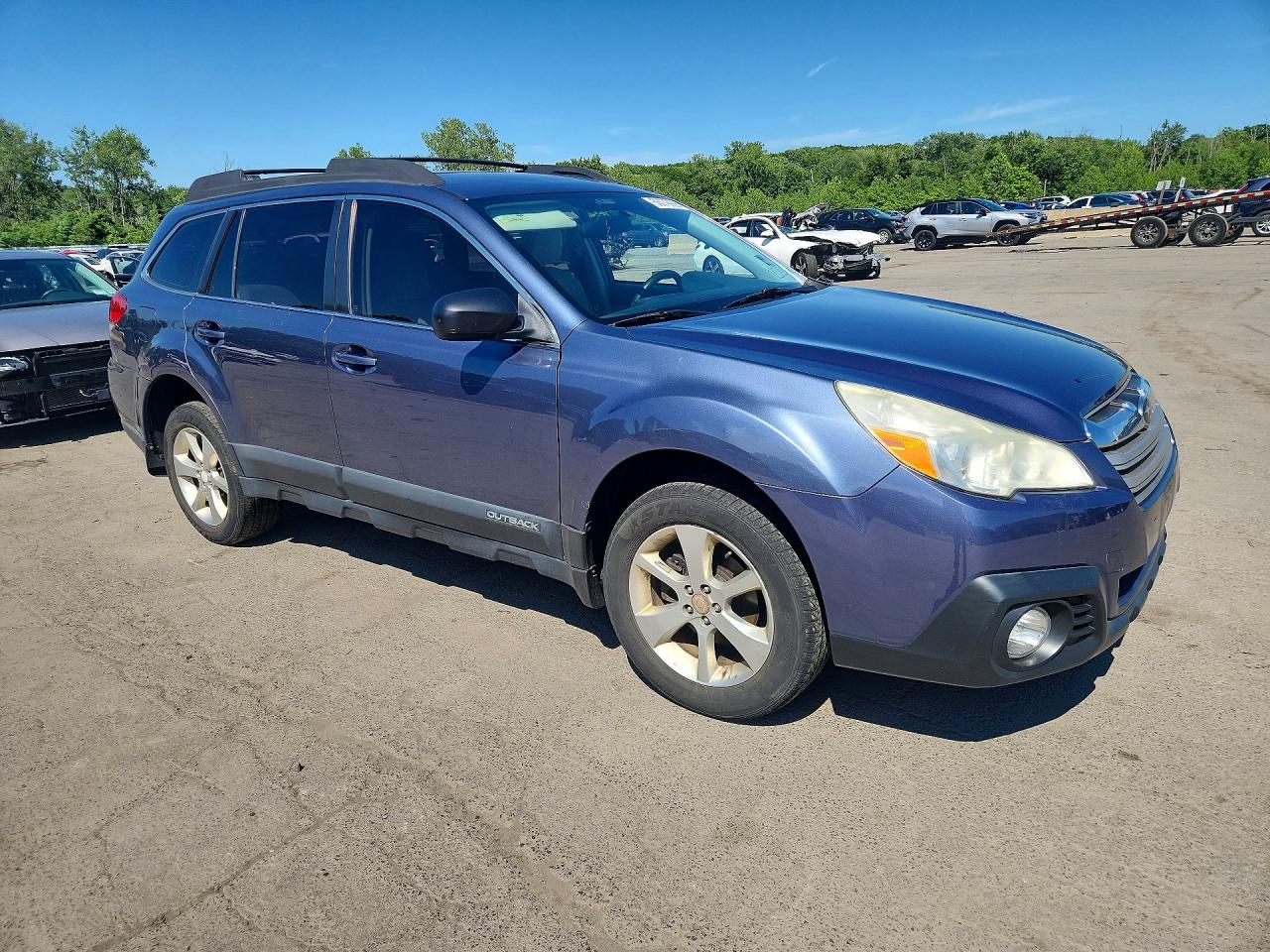 2014 Subaru Outback 2.5i Blue vin: 4S4BRBAC3E3266715