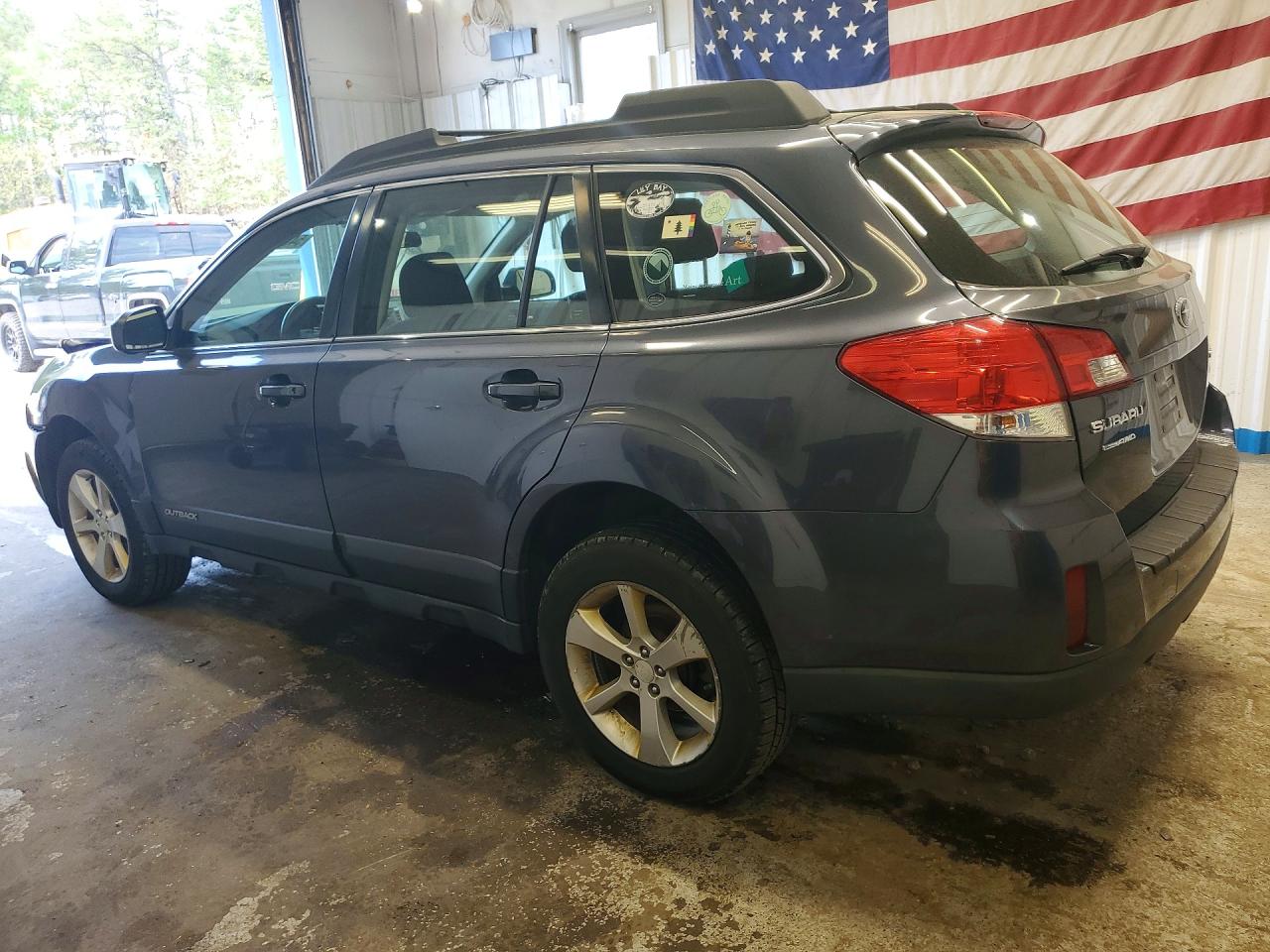 2014 Subaru Outback 2.5i Blue vin: 4S4BRBAC3E3303195