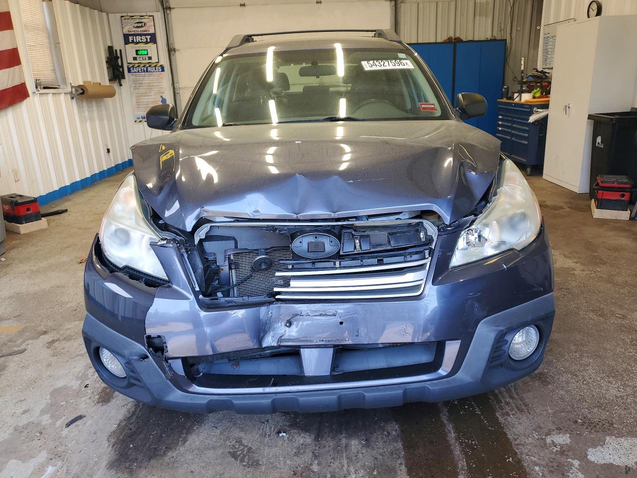 2014 Subaru Outback 2.5i Blue vin: 4S4BRBAC3E3303195