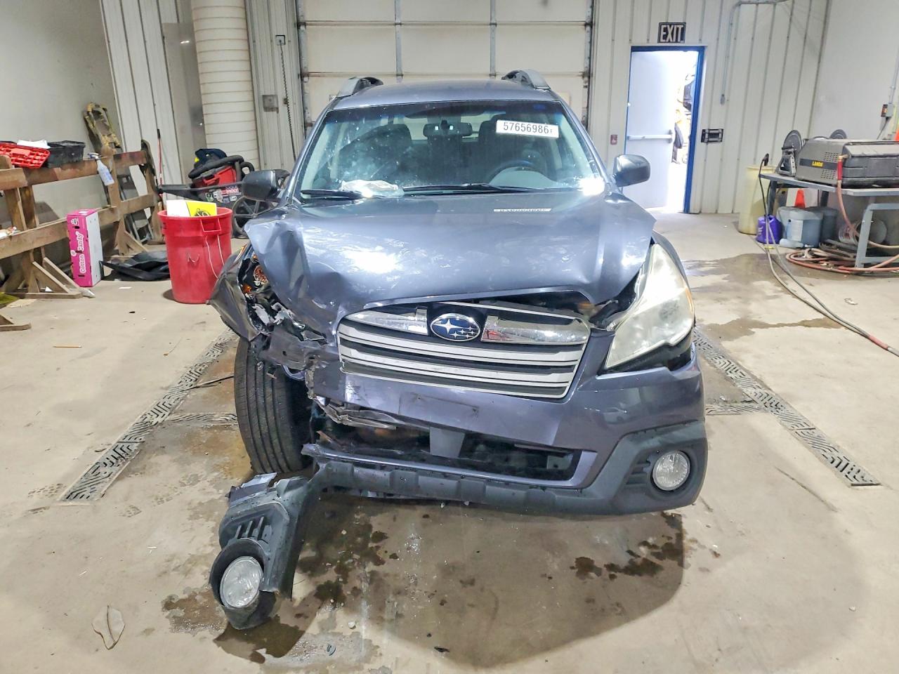 2014 Subaru Outback 2.5i Blue vin: 4S4BRBAC3E3320336