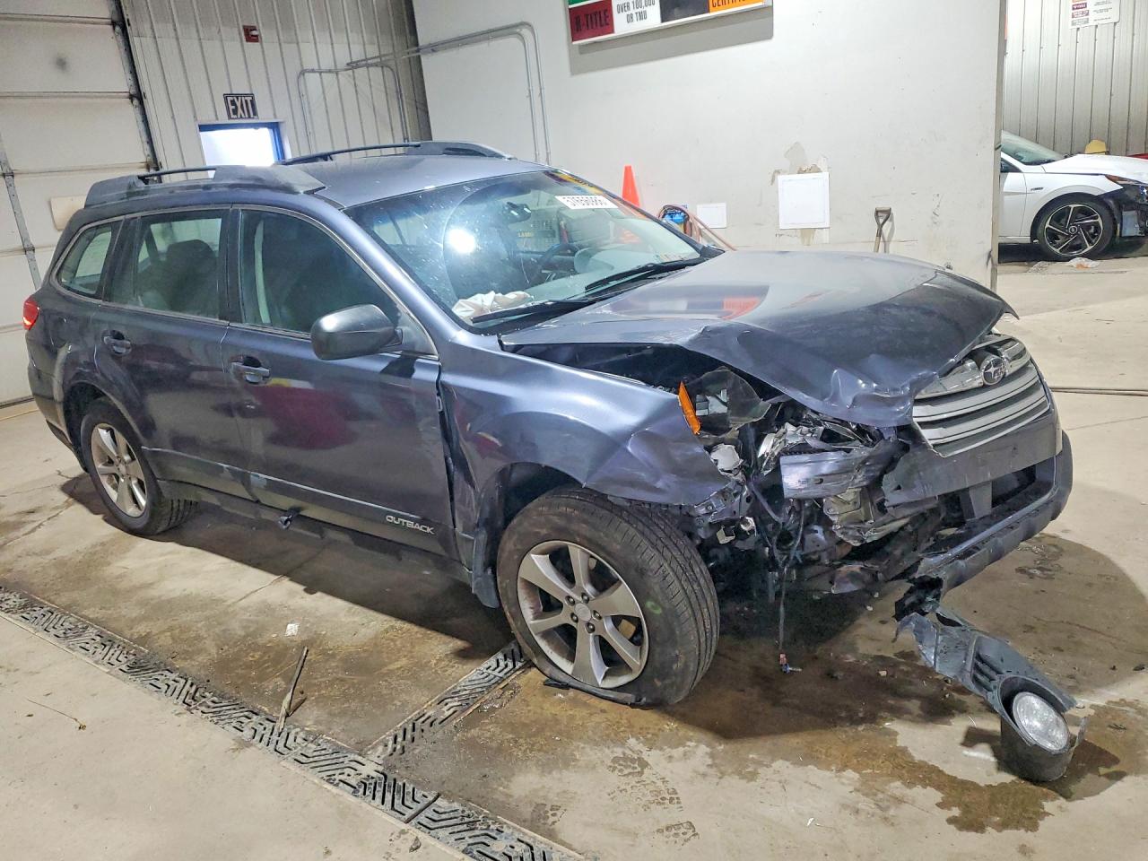 2014 Subaru Outback 2.5i Blue vin: 4S4BRBAC3E3320336