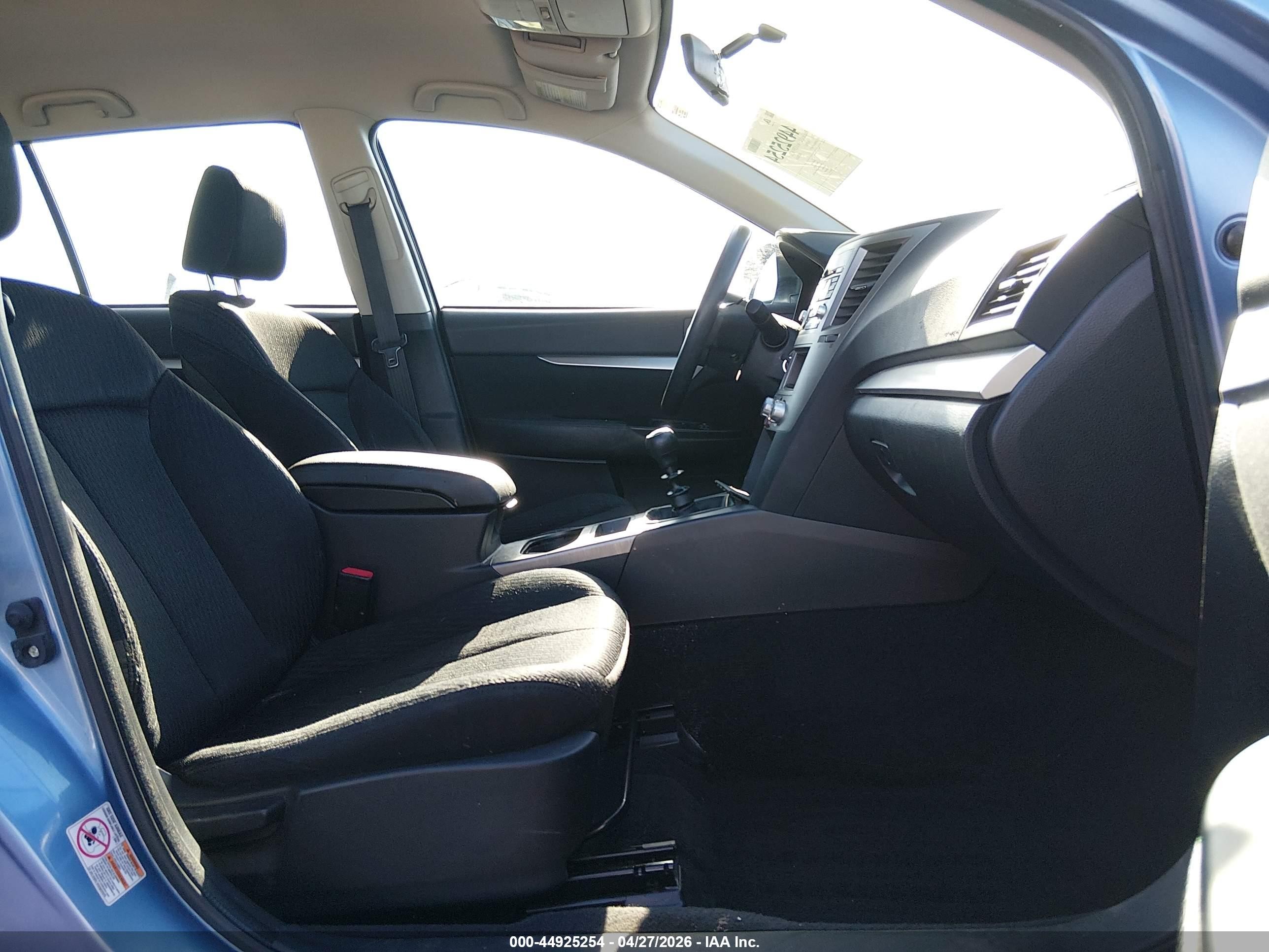 2011 Subaru Outback 2.5i Blue vin: 4S4BRBAC4B1361193