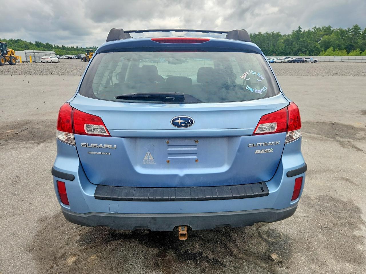 2011 Subaru Outback 2.5i Blue vin: 4S4BRBAC4B1375661