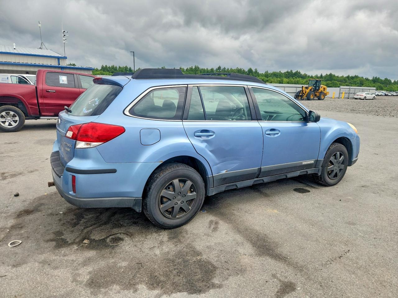 2011 Subaru Outback 2.5i Blue vin: 4S4BRBAC4B1375661