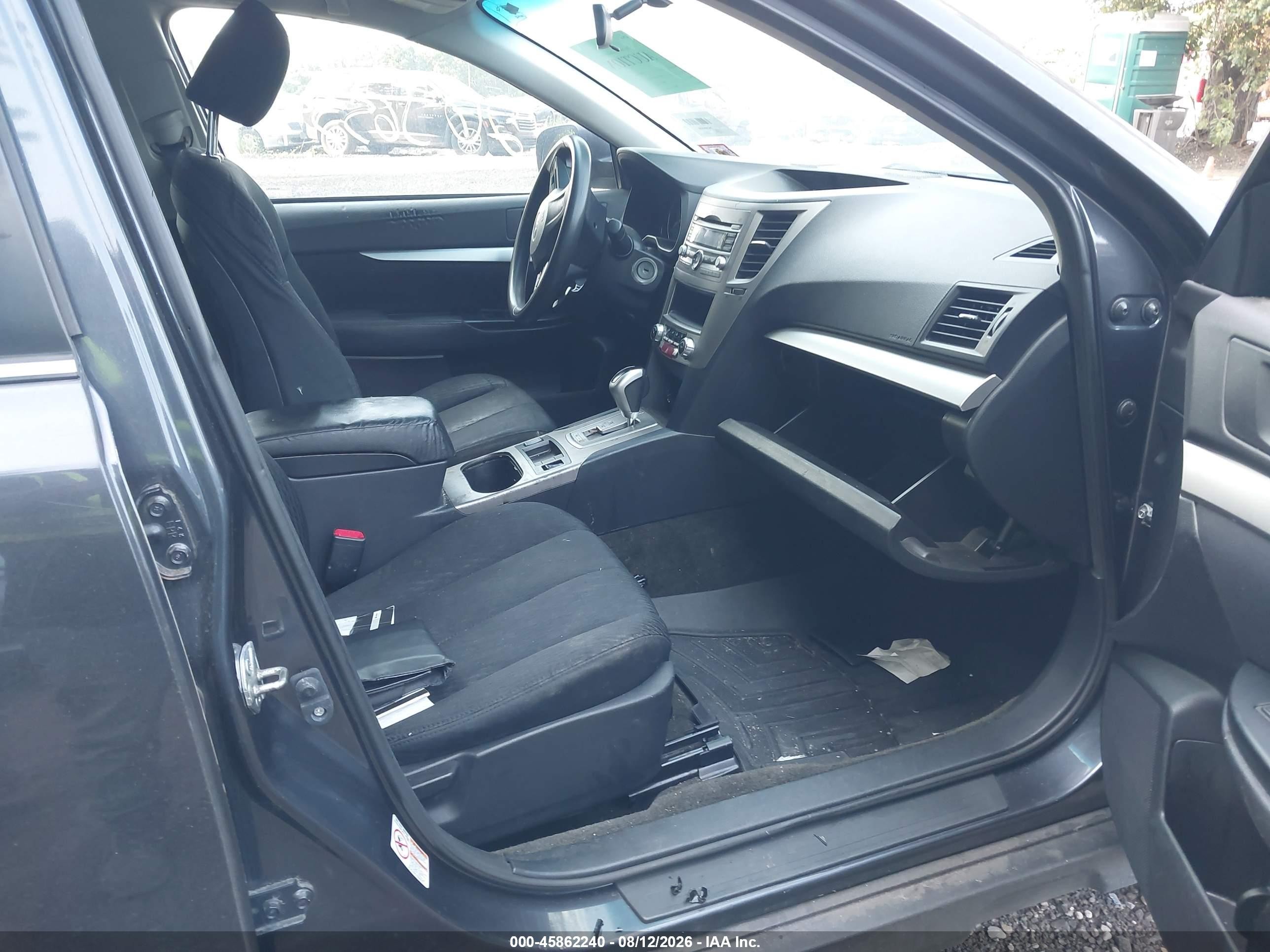 2012 Subaru Outback 2.5i Gray vin: 4S4BRBAC4C3252982