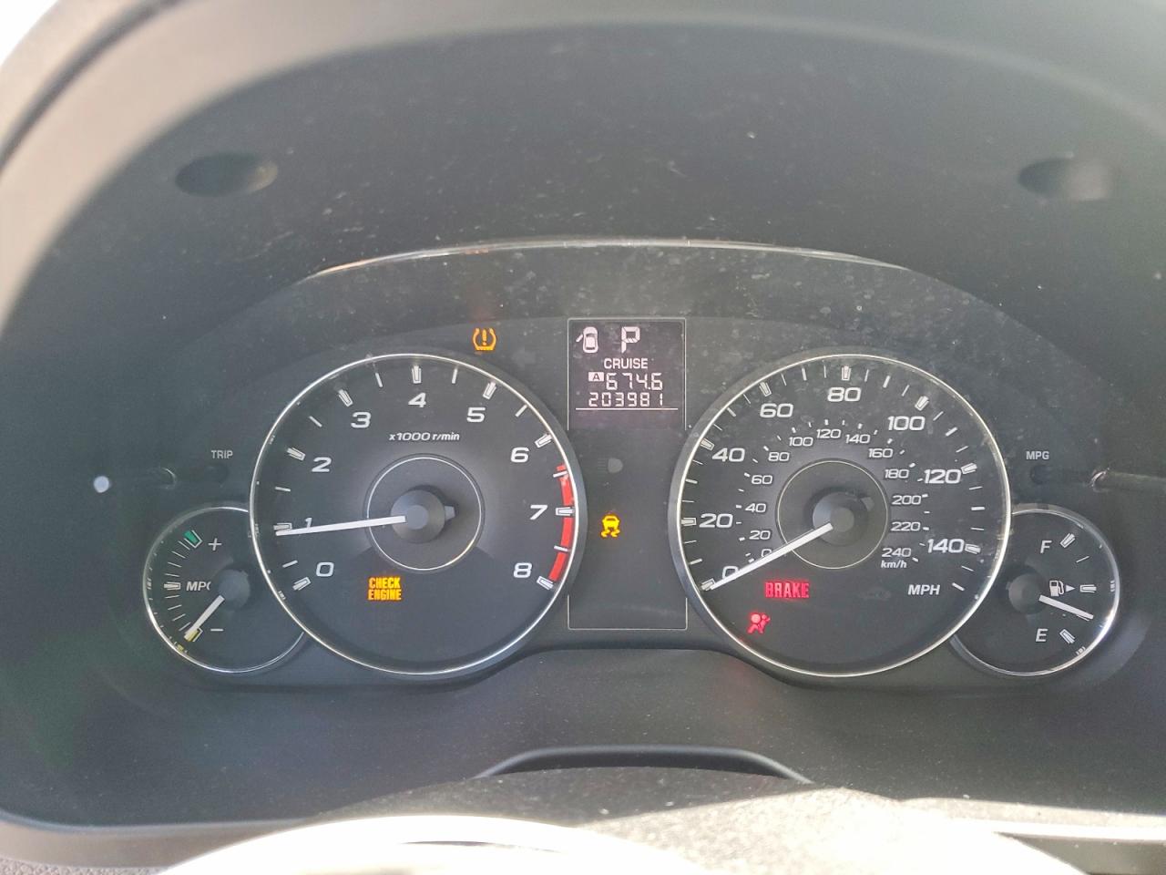 2012 Subaru Outback 2.5i Белый vin: 4S4BRBAC4C3260631