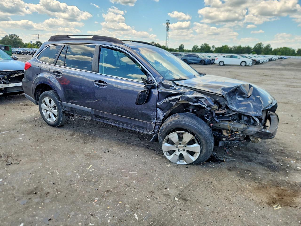2012 Subaru Outback 2.5i Black vin: 4S4BRBAC4C3288154