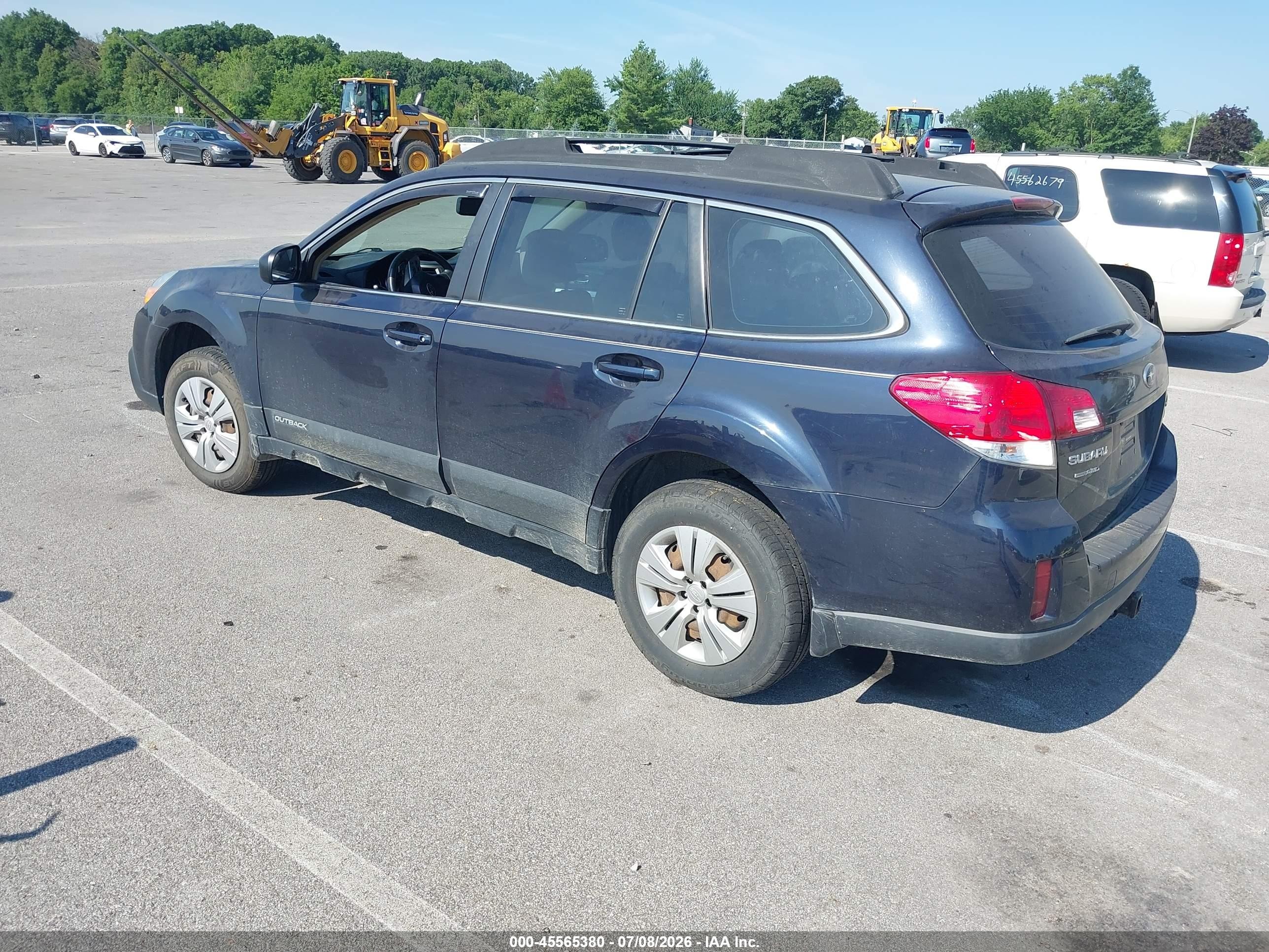 2013 Subaru Outback 2.5i Blue vin: 4S4BRBAC4D3217683