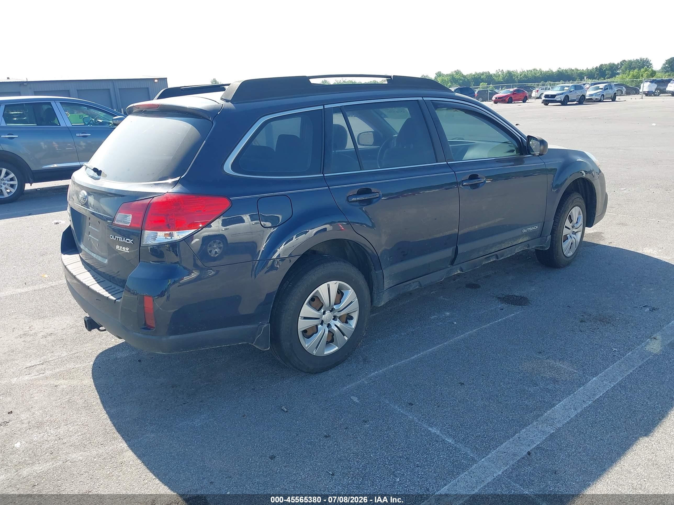 2013 Subaru Outback 2.5i Blue vin: 4S4BRBAC4D3217683