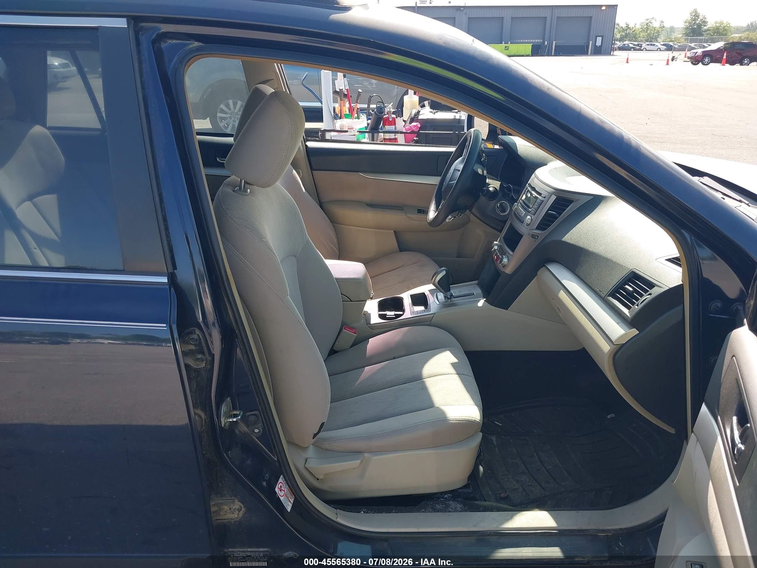 2013 Subaru Outback 2.5i Blue vin: 4S4BRBAC4D3217683