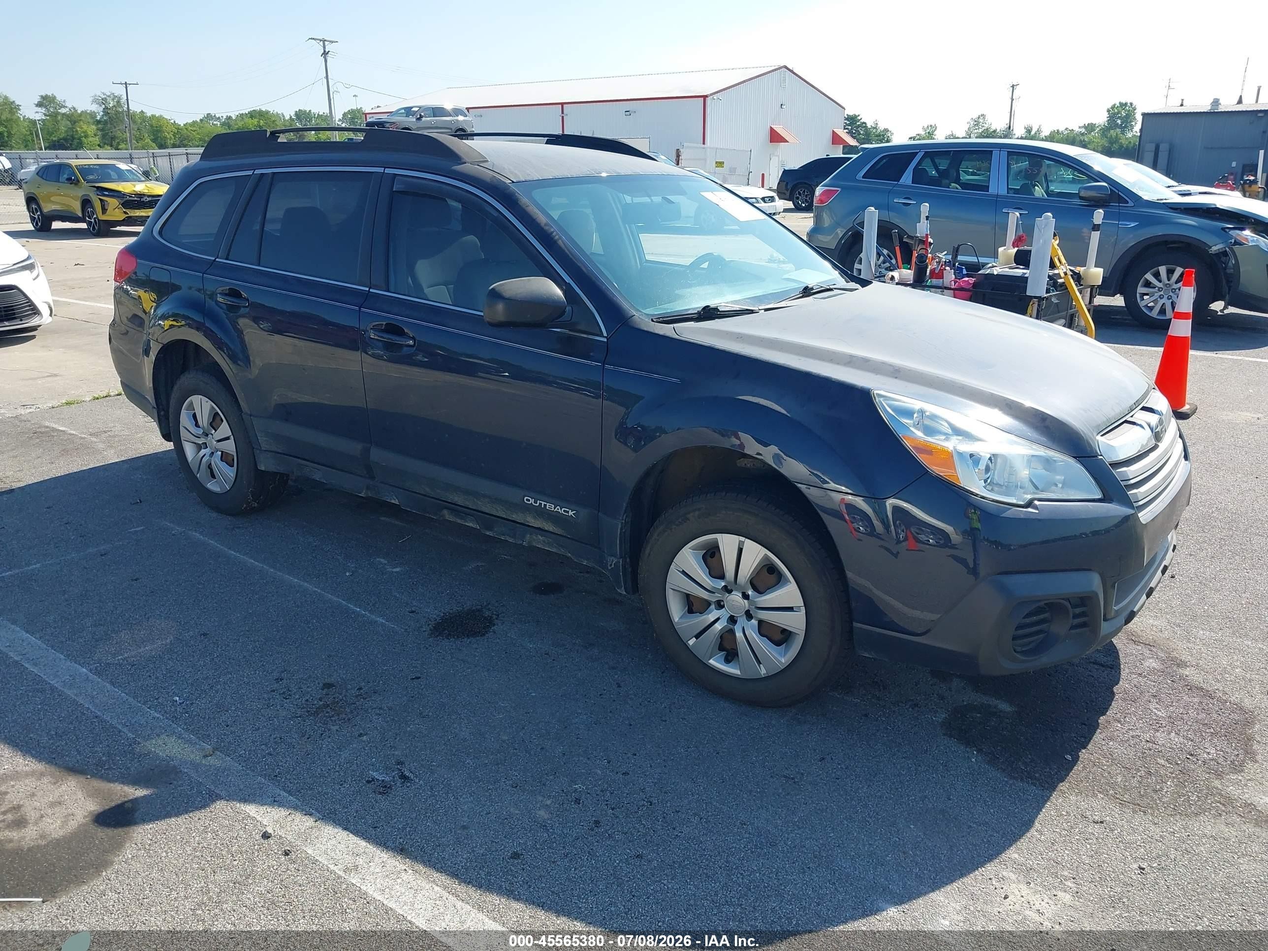 2013 Subaru Outback 2.5i Blue vin: 4S4BRBAC4D3217683