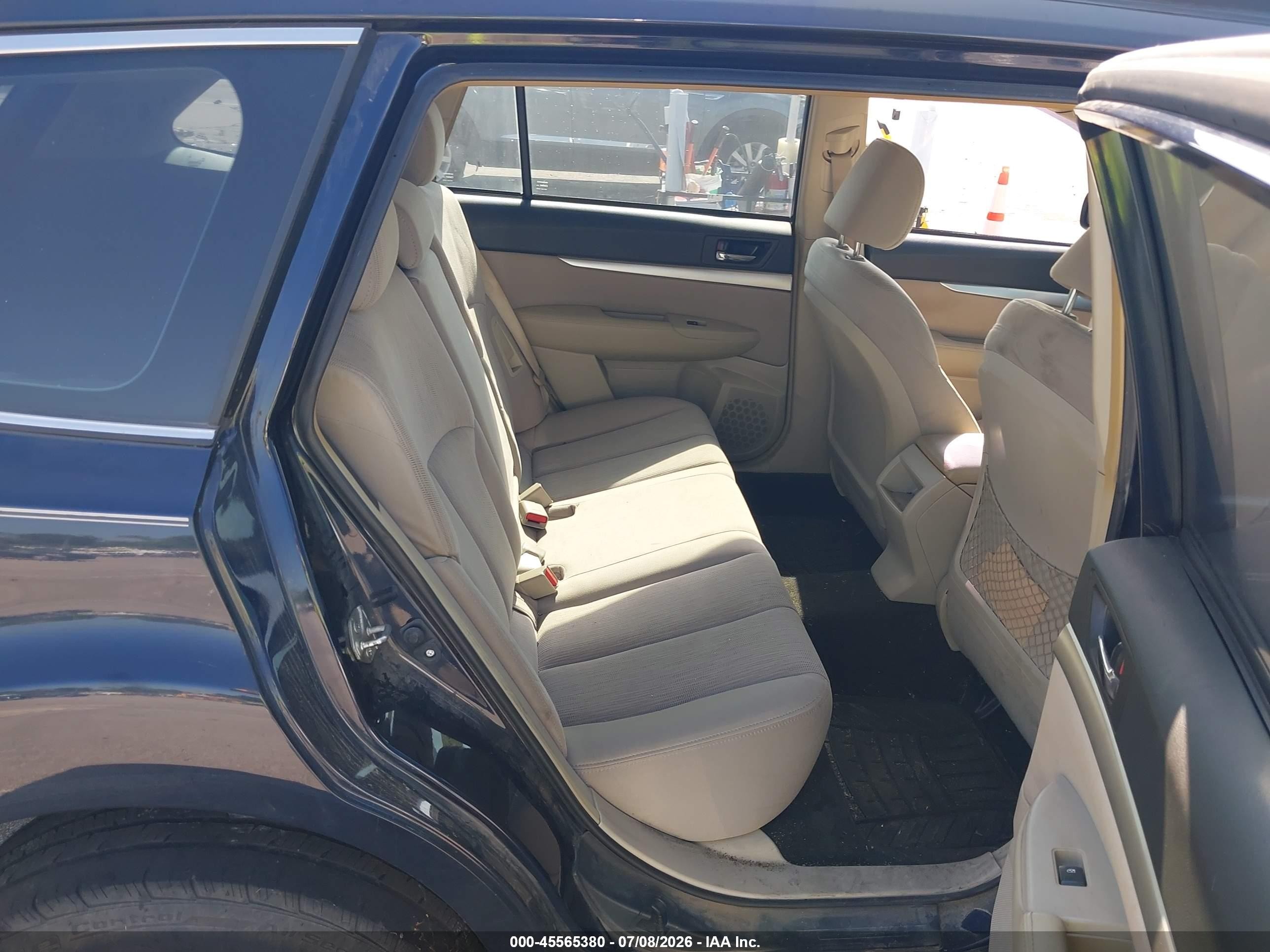 2013 Subaru Outback 2.5i Blue vin: 4S4BRBAC4D3217683