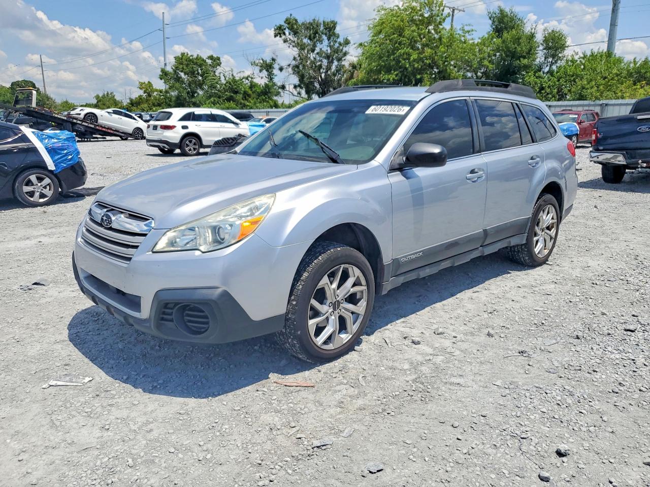 2013 Subaru Outback 2.5i Silver vin: 4S4BRBAC4D3254684