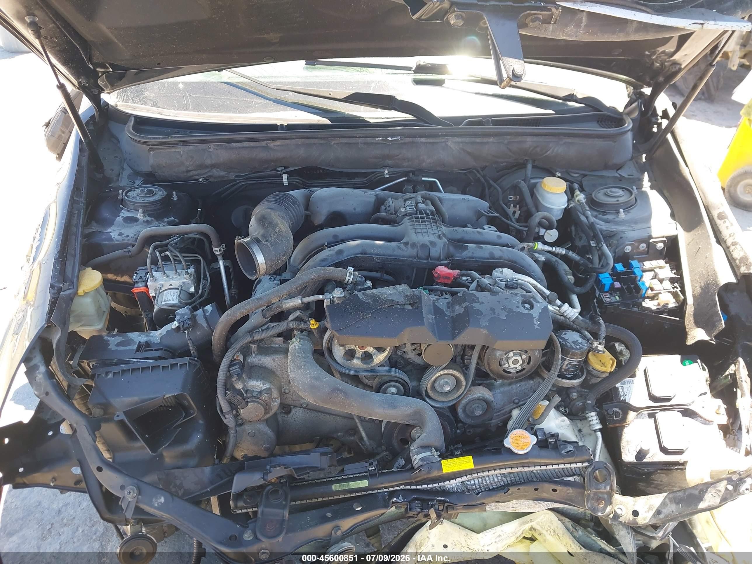 2013 Subaru Outback 2.5i Черный vin: 4S4BRBAC4D3300515