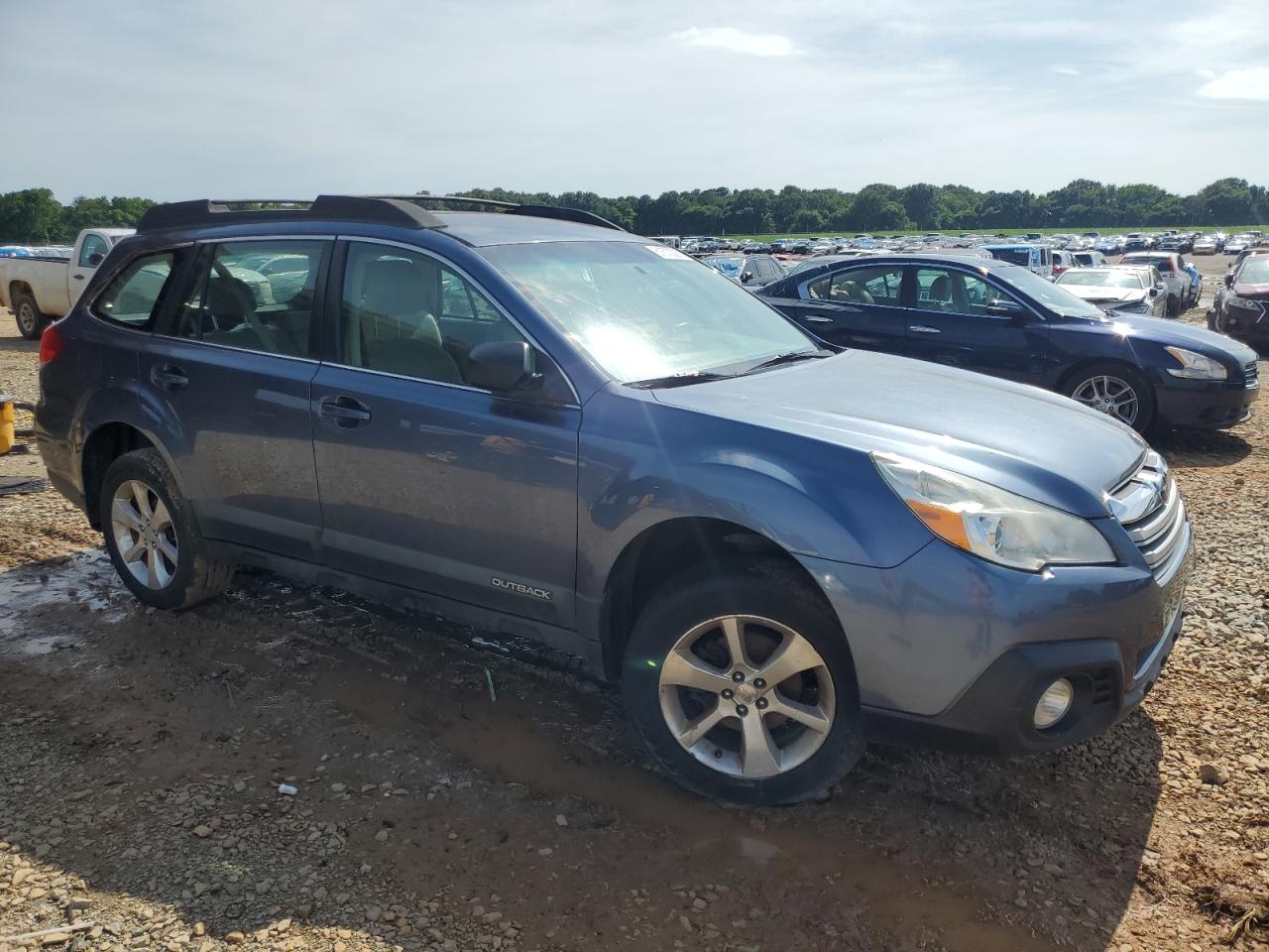 2014 Subaru Outback 2.5i Blue vin: 4S4BRBAC4E3264505