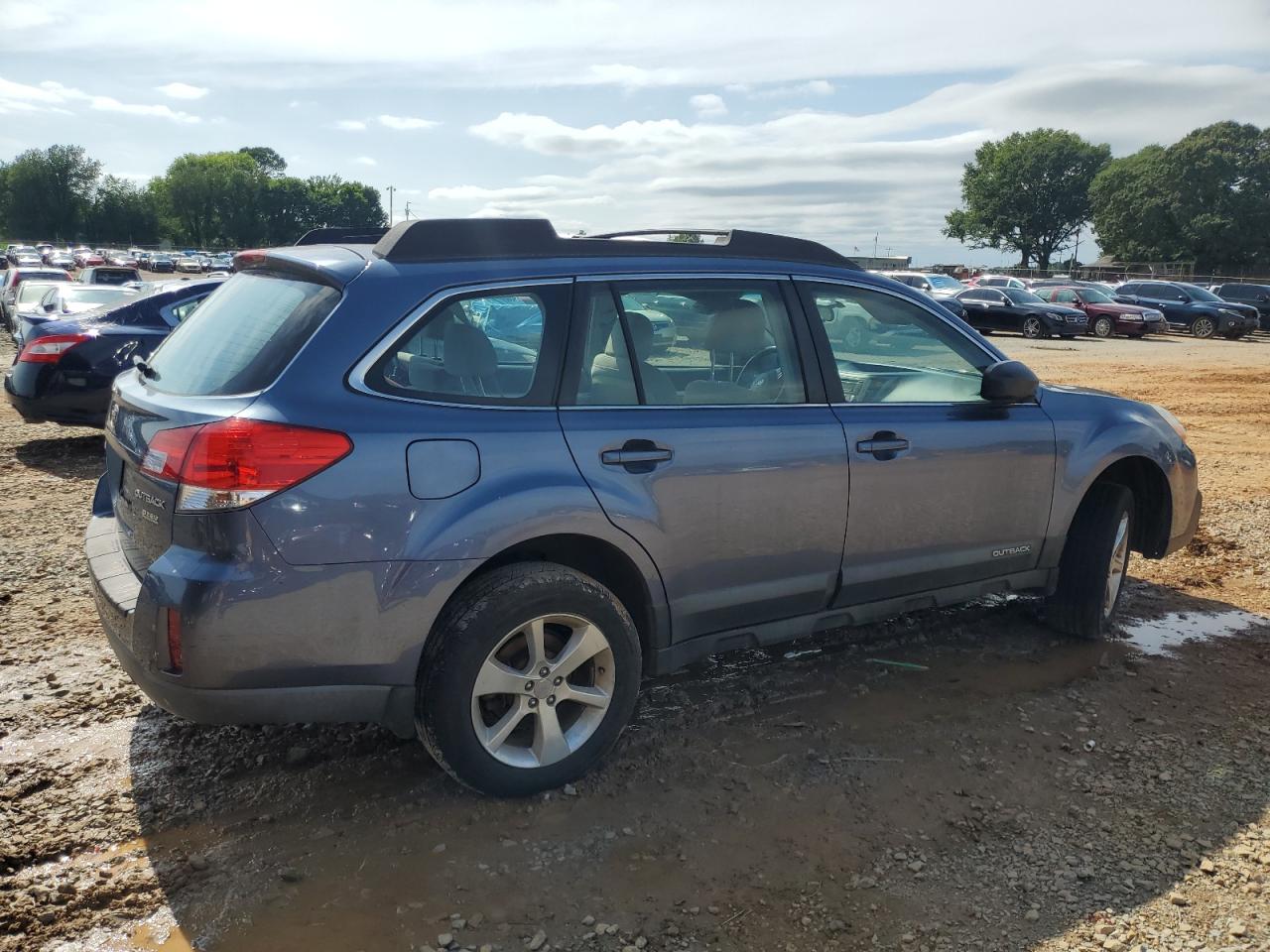 2014 Subaru Outback 2.5i Blue vin: 4S4BRBAC4E3264505